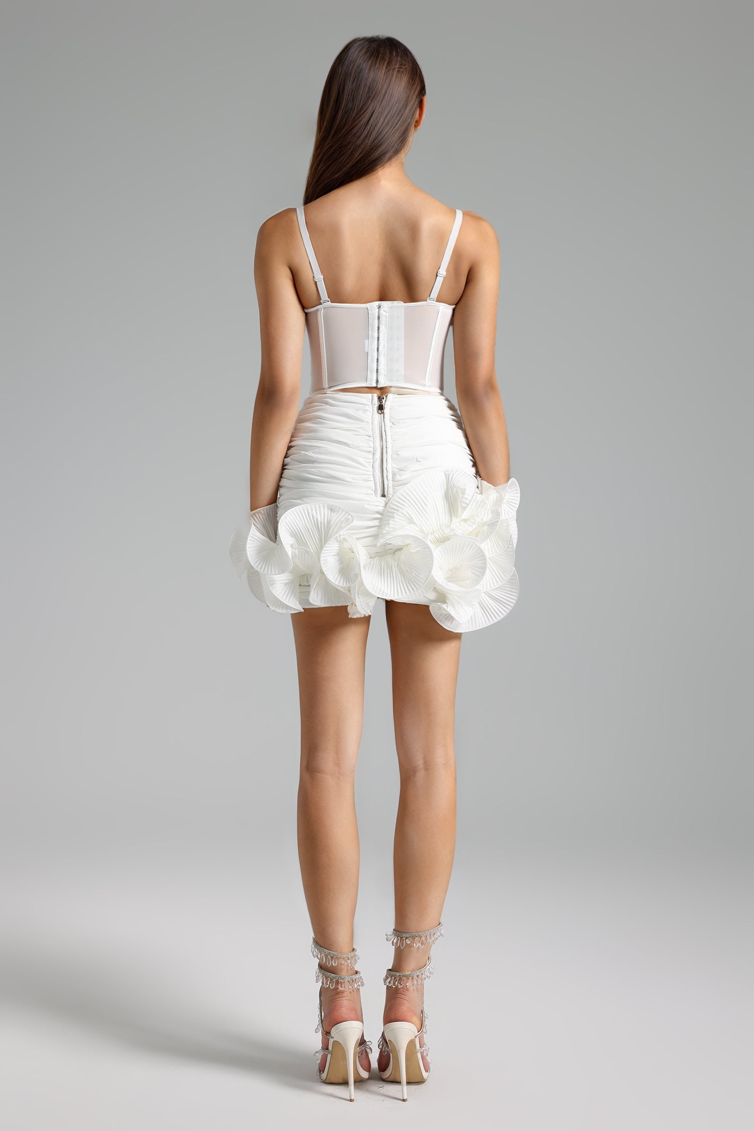 ISABEAU SATIN CORSET TOP FOR EVENING