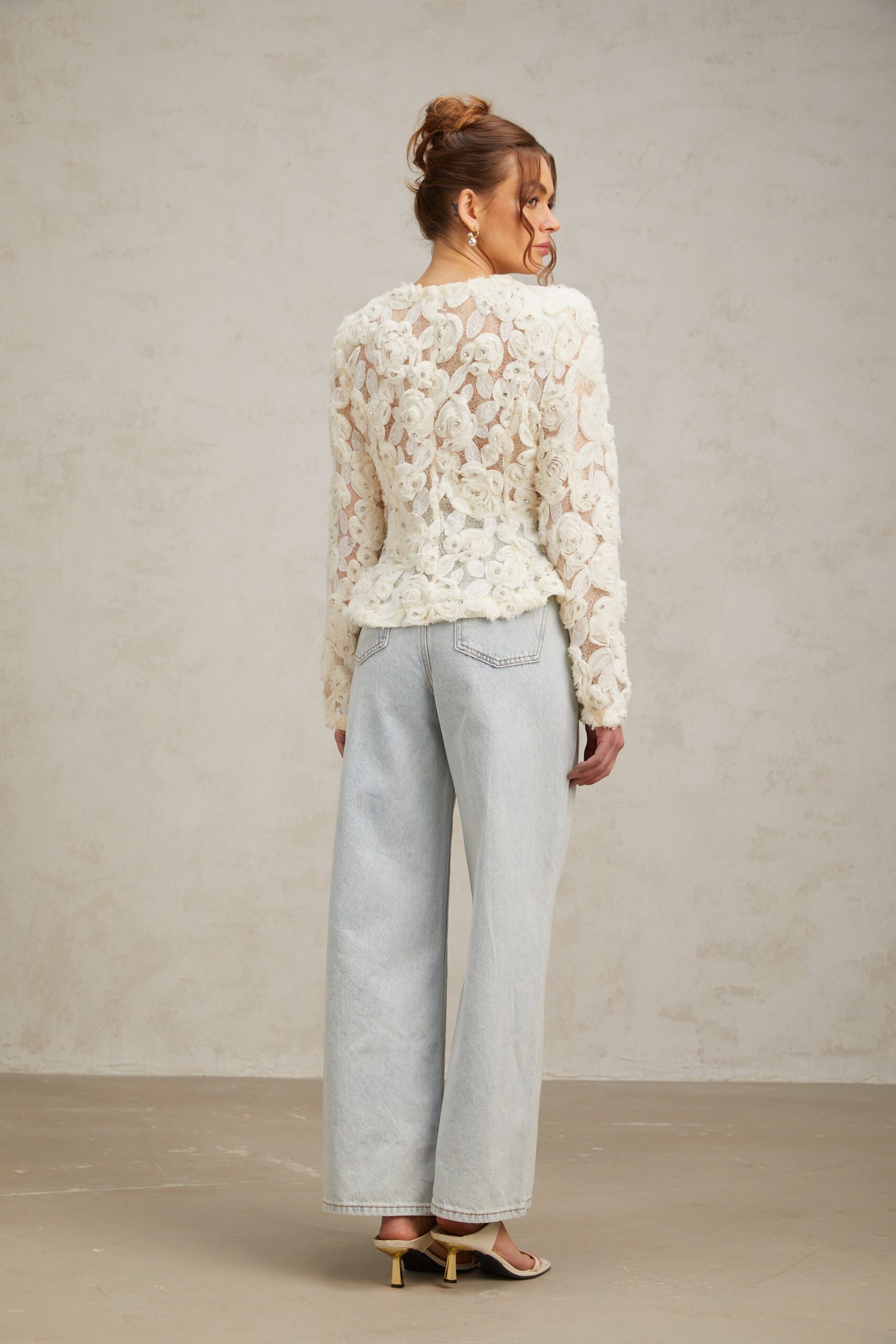 FLORAL APPLIQUÉ JACKET | WEDDING GUEST, BLOUSON STYLE