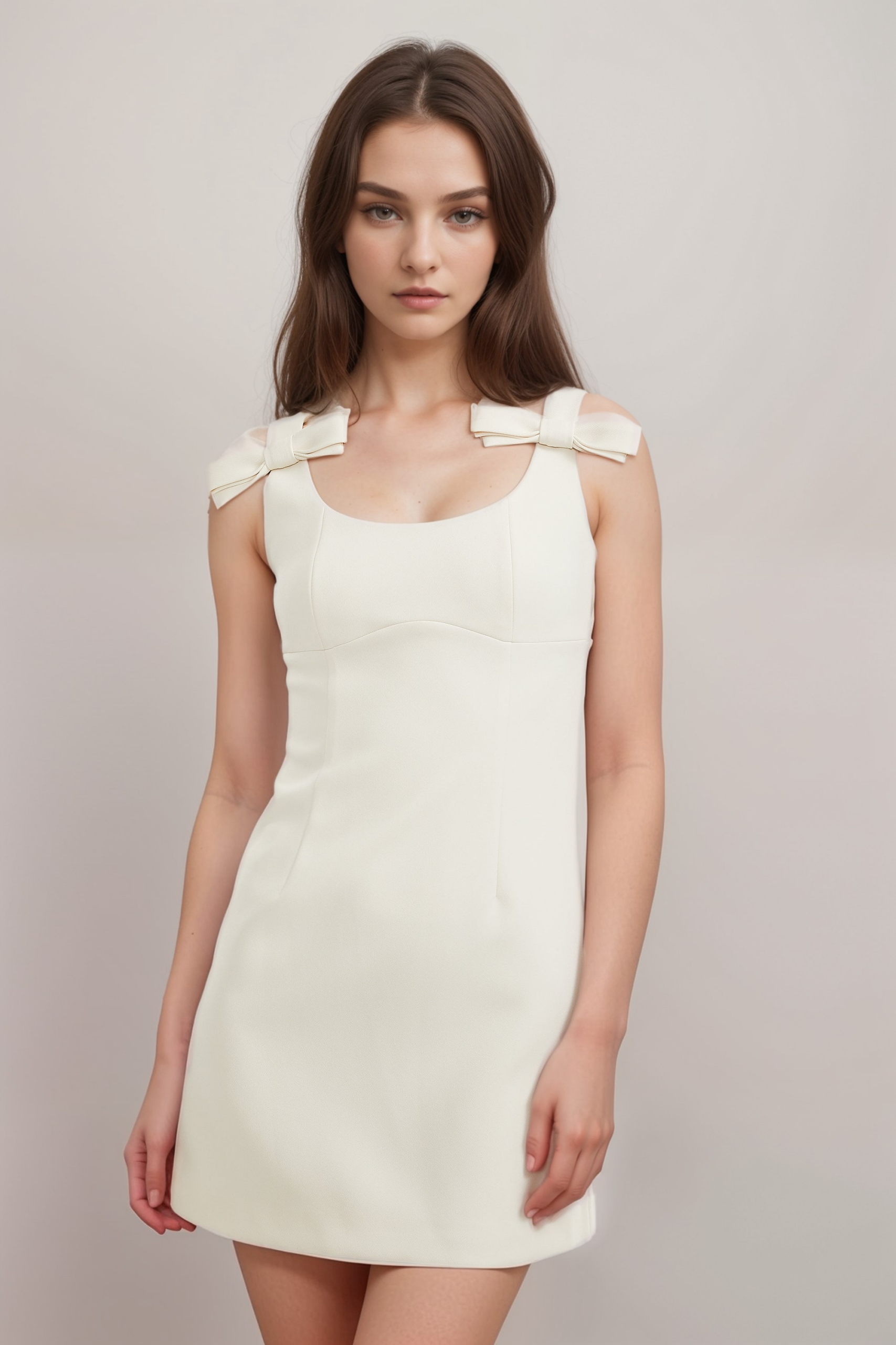 ELLICA BOW MINI DRESS - FEMININE PARTY STYLE