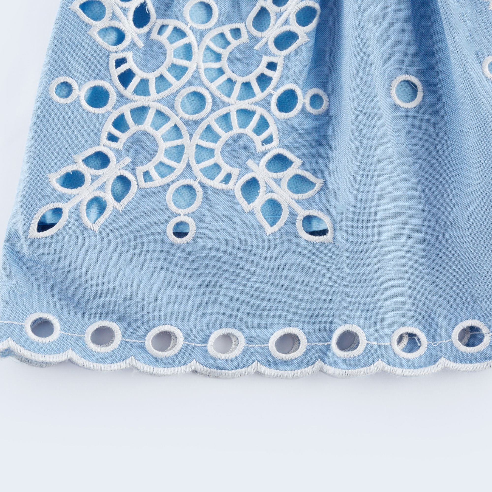 HOLLY BRODERIE MINI DRESS VINTAGE SUMMER PARTY