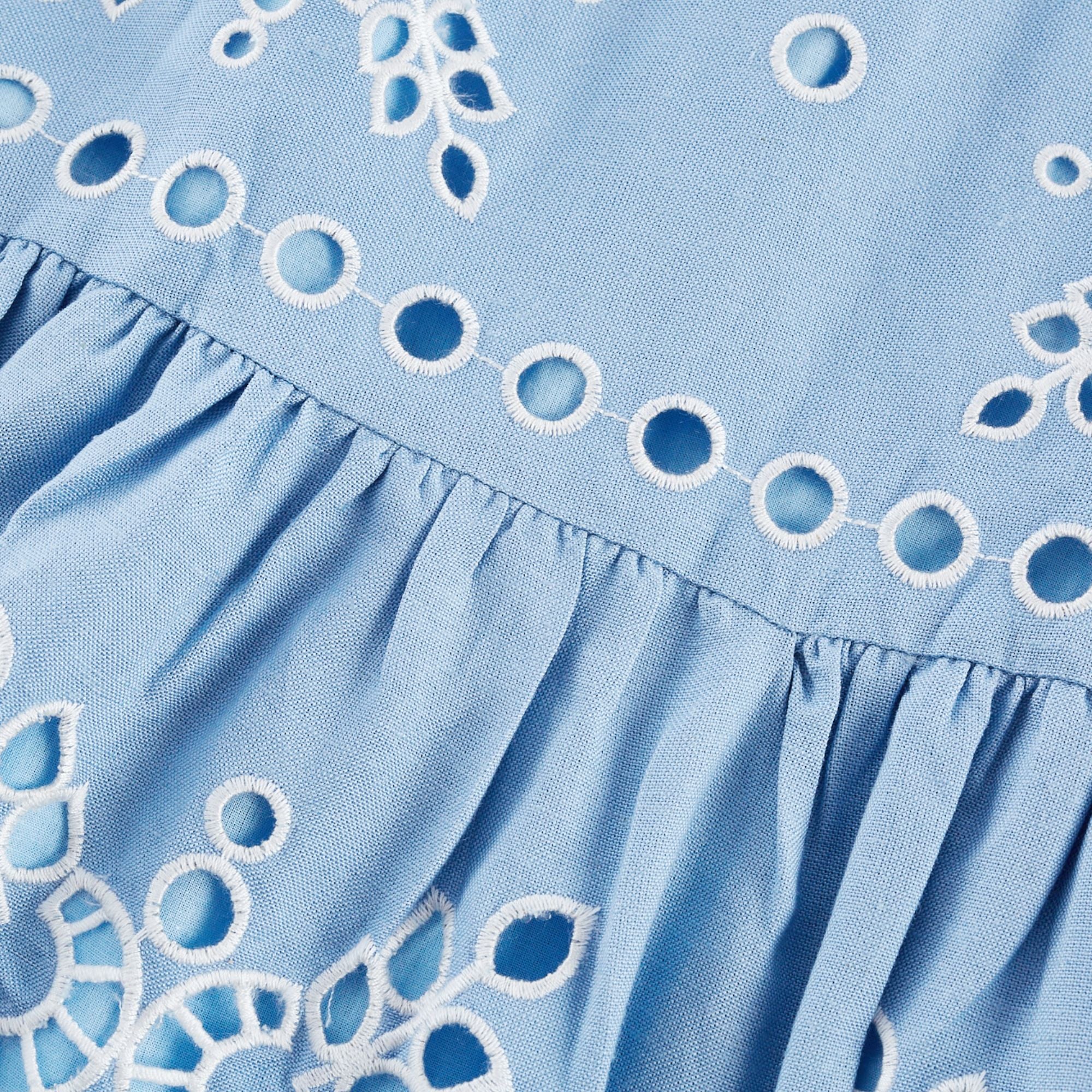 HOLLY BRODERIE MINI DRESS VINTAGE SUMMER PARTY