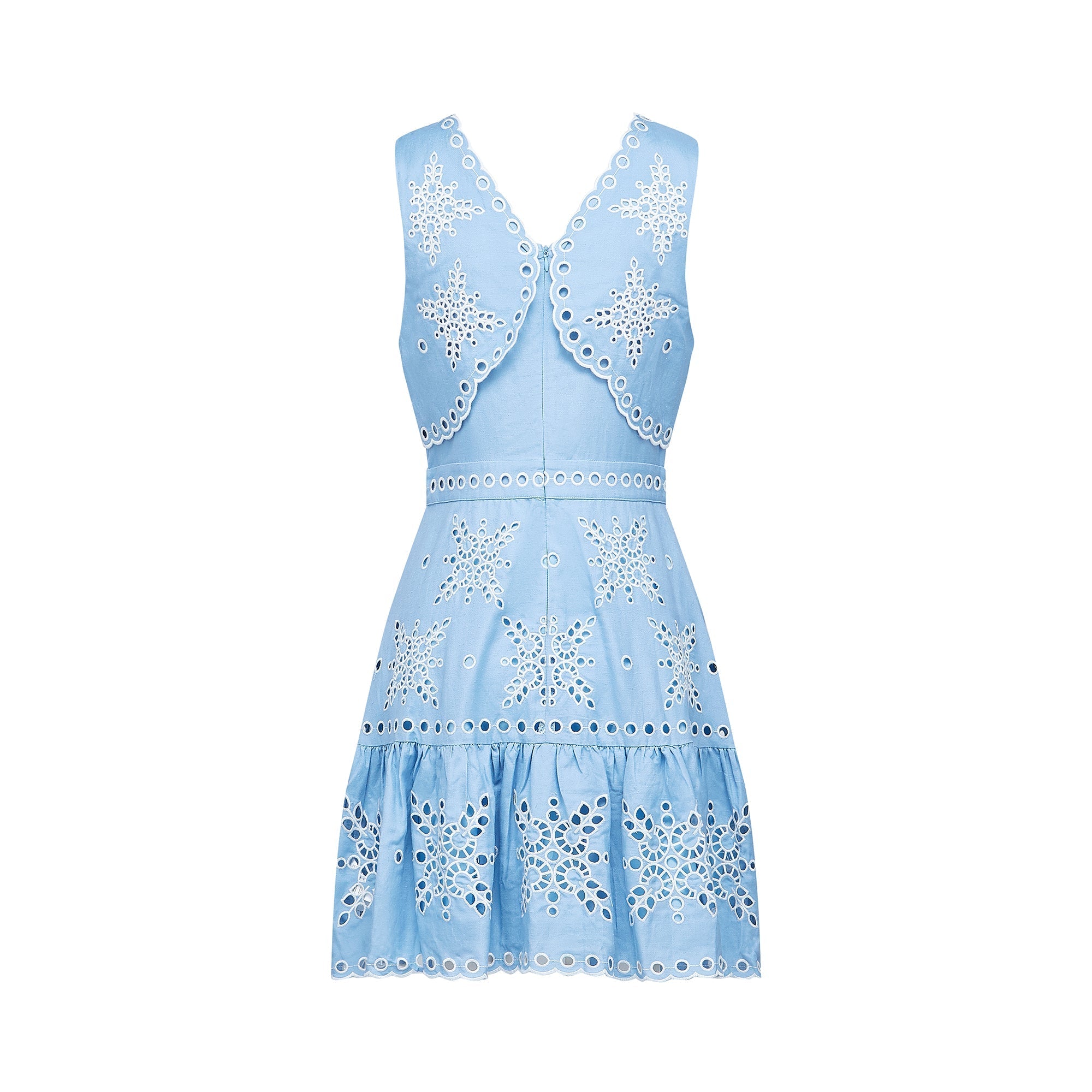 HOLLY BRODERIE MINI DRESS VINTAGE SUMMER PARTY