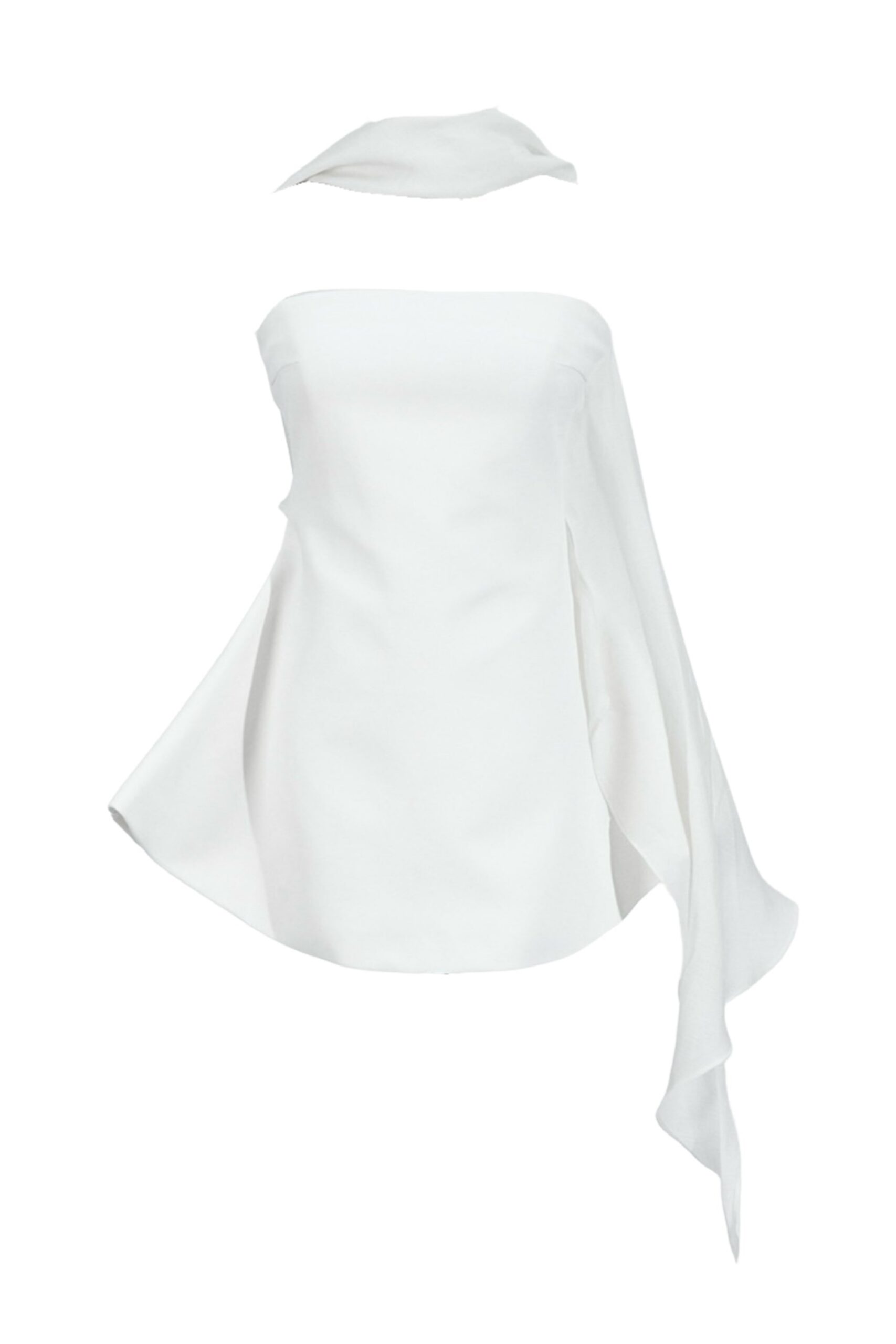 CALWA STRAPLESS FLARE MINI DRESS FOR PARTY