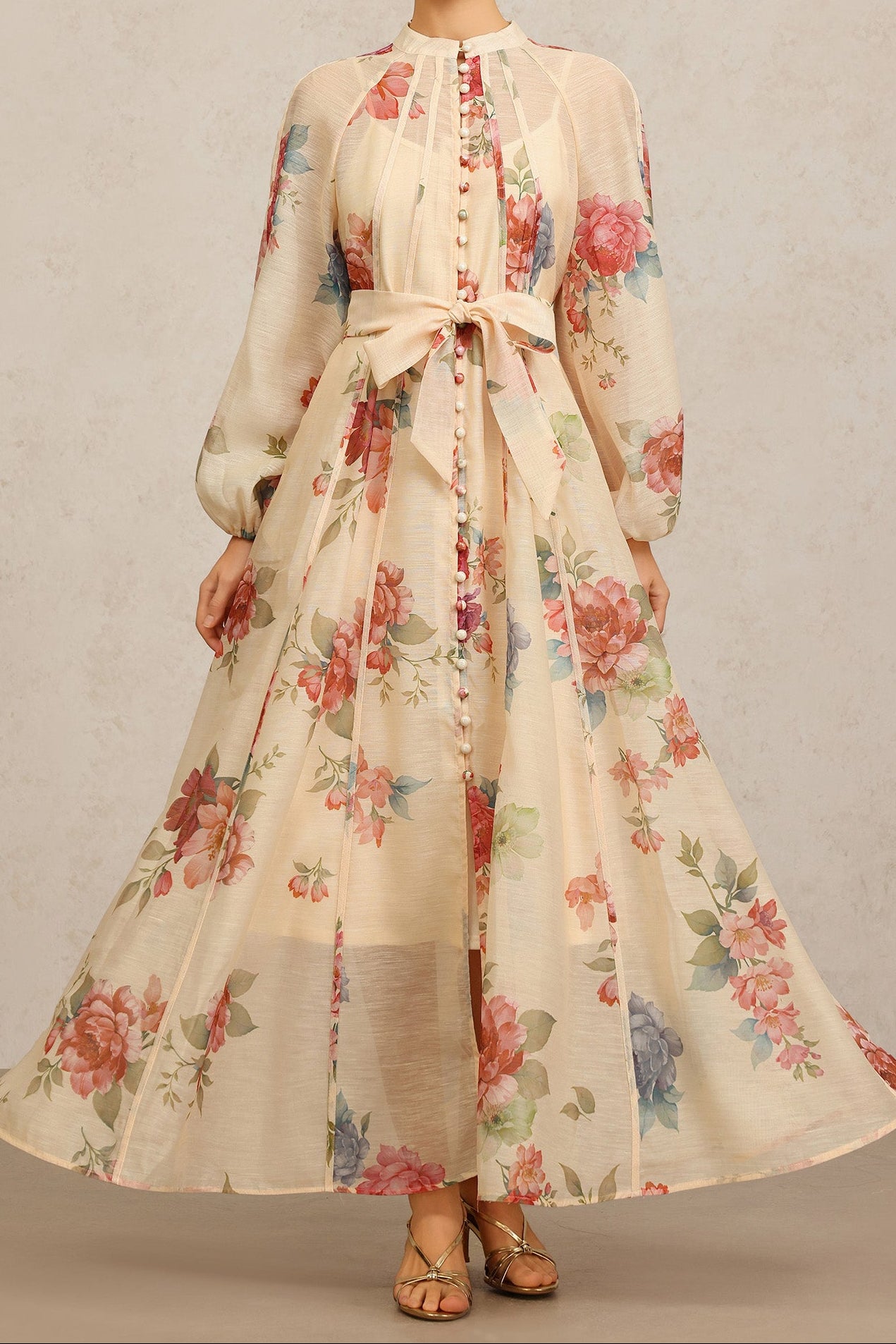 2025-08-22-kerr98395 NEAL LONG SLEEVE FLORAL MAXI DRESS