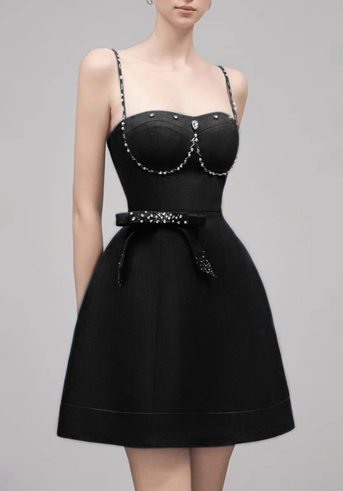 2025-10-29_093721_152_72808e8b-334a-42eb-bede-ba39ff49c56b ELMA CRYSTAL BOW MINI DRESS IN BLACK