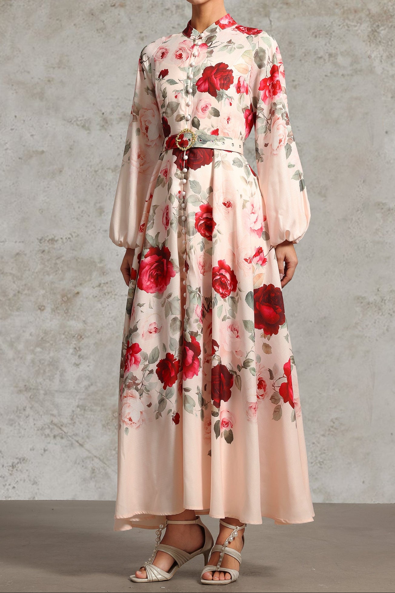 2025-11-03-gabi166573 RUCIFA PRINTED WOVEN MAXI DRESS FOR RESORT