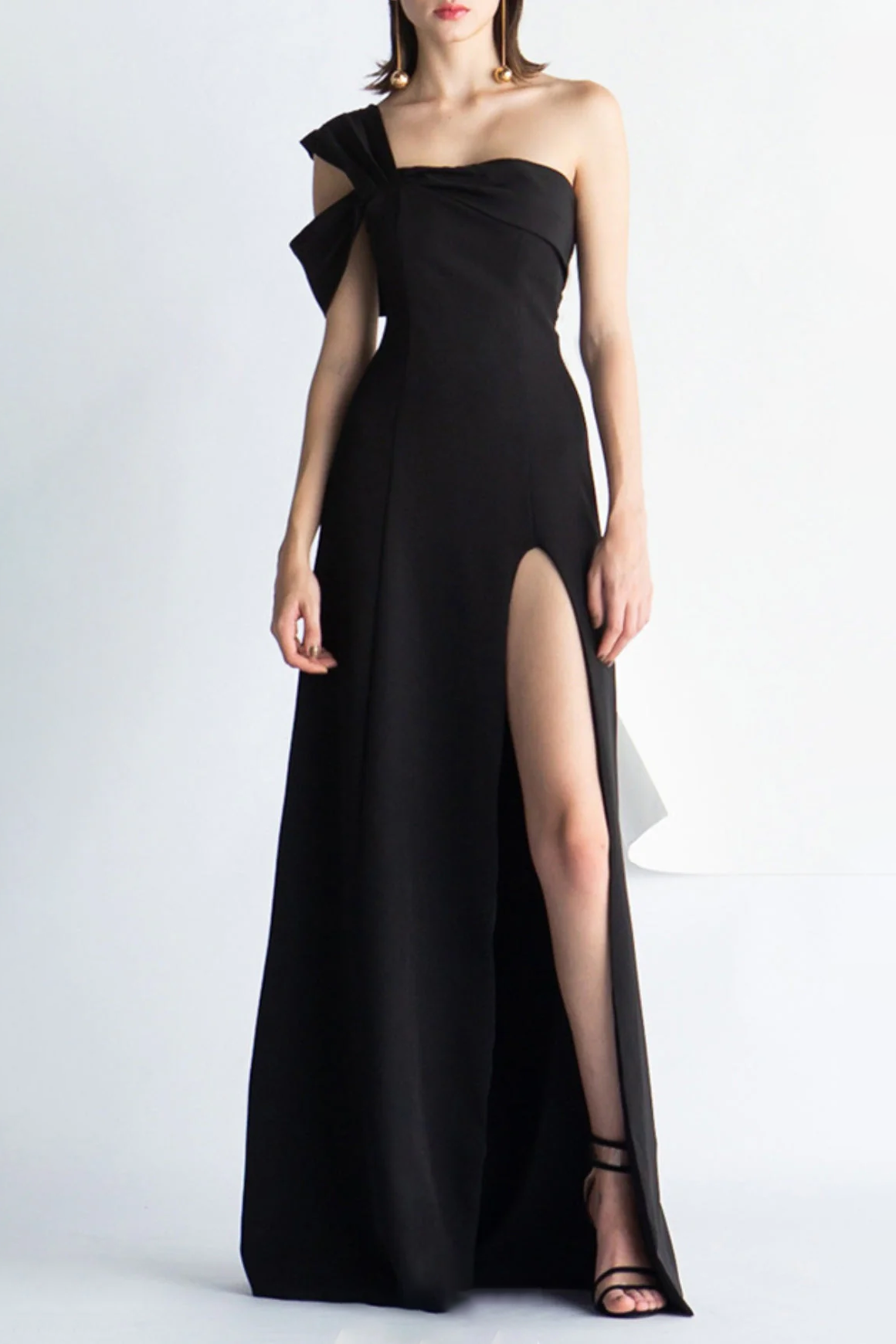 2025-12-30_163822_425 ONE-SHOULDER BLACK MOP DRESS, COCKTAIL PARTY