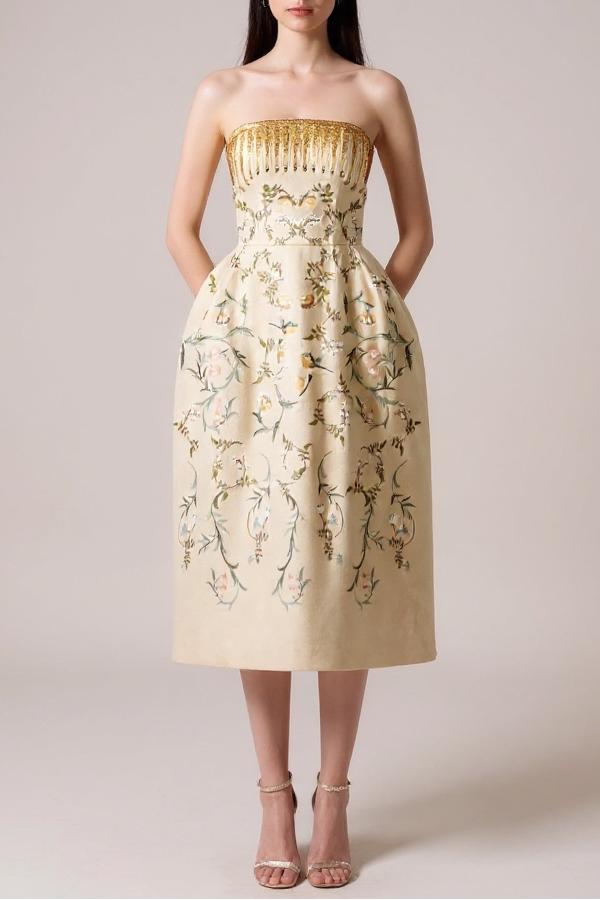 2026-01-15_142745_104 EMBROIDERED BEIGE MIDI DRESS FOR WEDDING GUEST