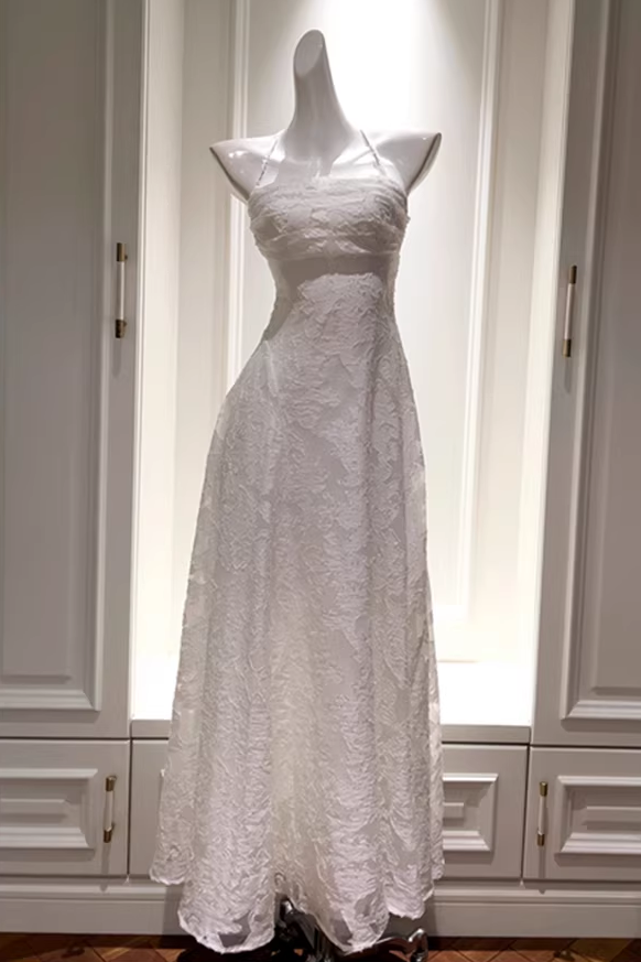 FRANCIS MAXI DRESS WHITE ELEGANT WEDDING GUEST