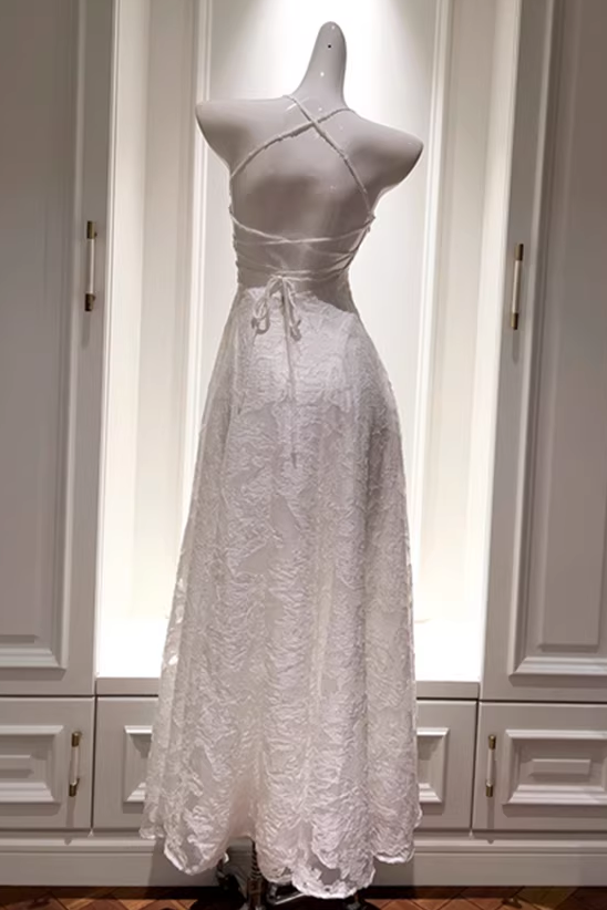 FRANCIS MAXI DRESS WHITE ELEGANT WEDDING GUEST