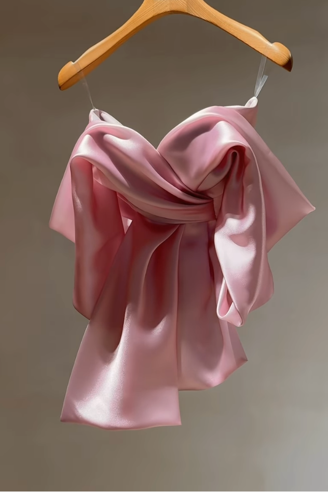 2026-06-17_16.46.33 SATIN OFF-SHOULDER TOP, BOW DETAIL, WOMEN'S EVENING