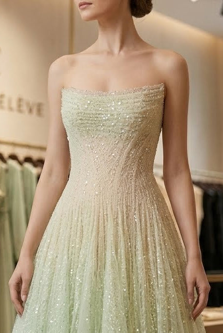 MINT DRAPED LACE MIDI DRESS FOR WEDDING