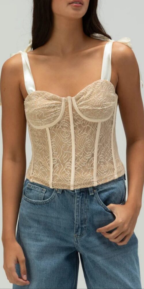 207_5deeb0a1-cf9e-4e4b-b2ca-b573d1a6c1f5 WEST OF MELROSE LACE CORSET TOP FOR PARTY