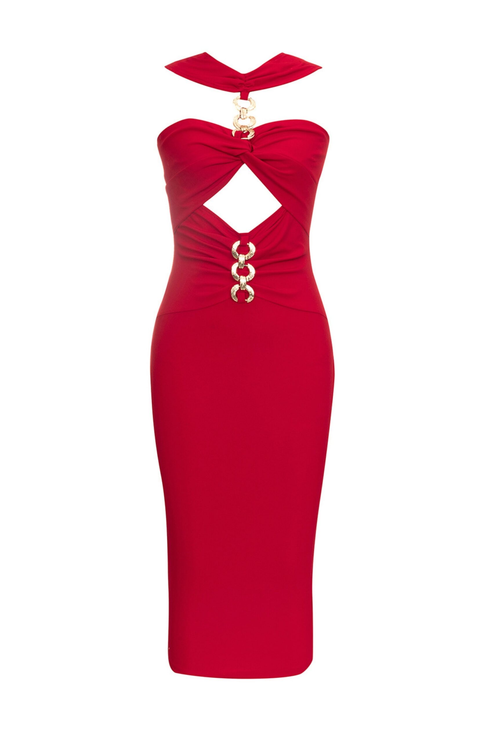 20_54dadd6a-a21c-474b-87f2-182960318dd0 EMBELLISHED CUTOUT RED MIDI DRESS FOR PARTY