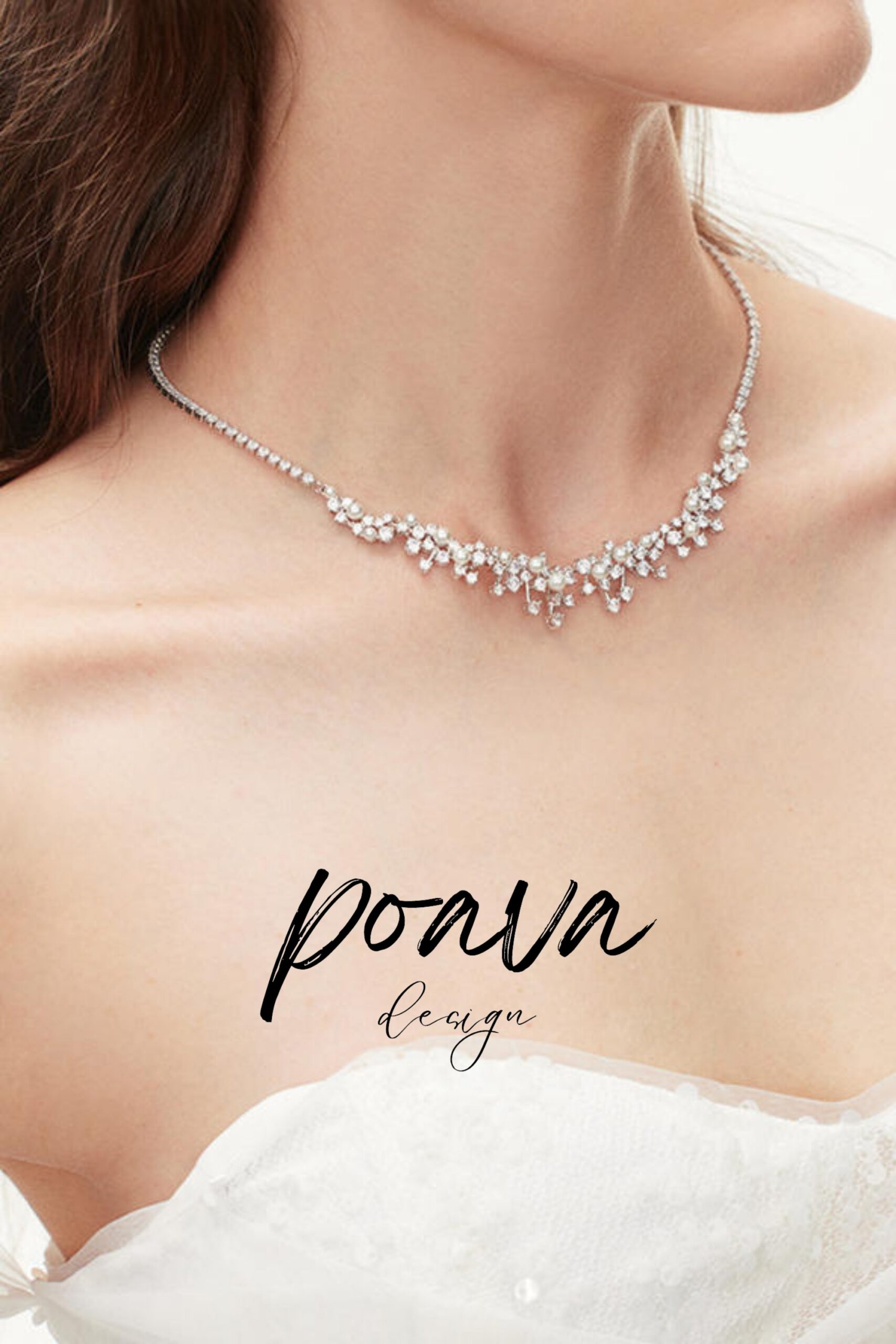 PEARL EMBELLISHED NECKLACE – CLASSIC EVENING JEWELRY