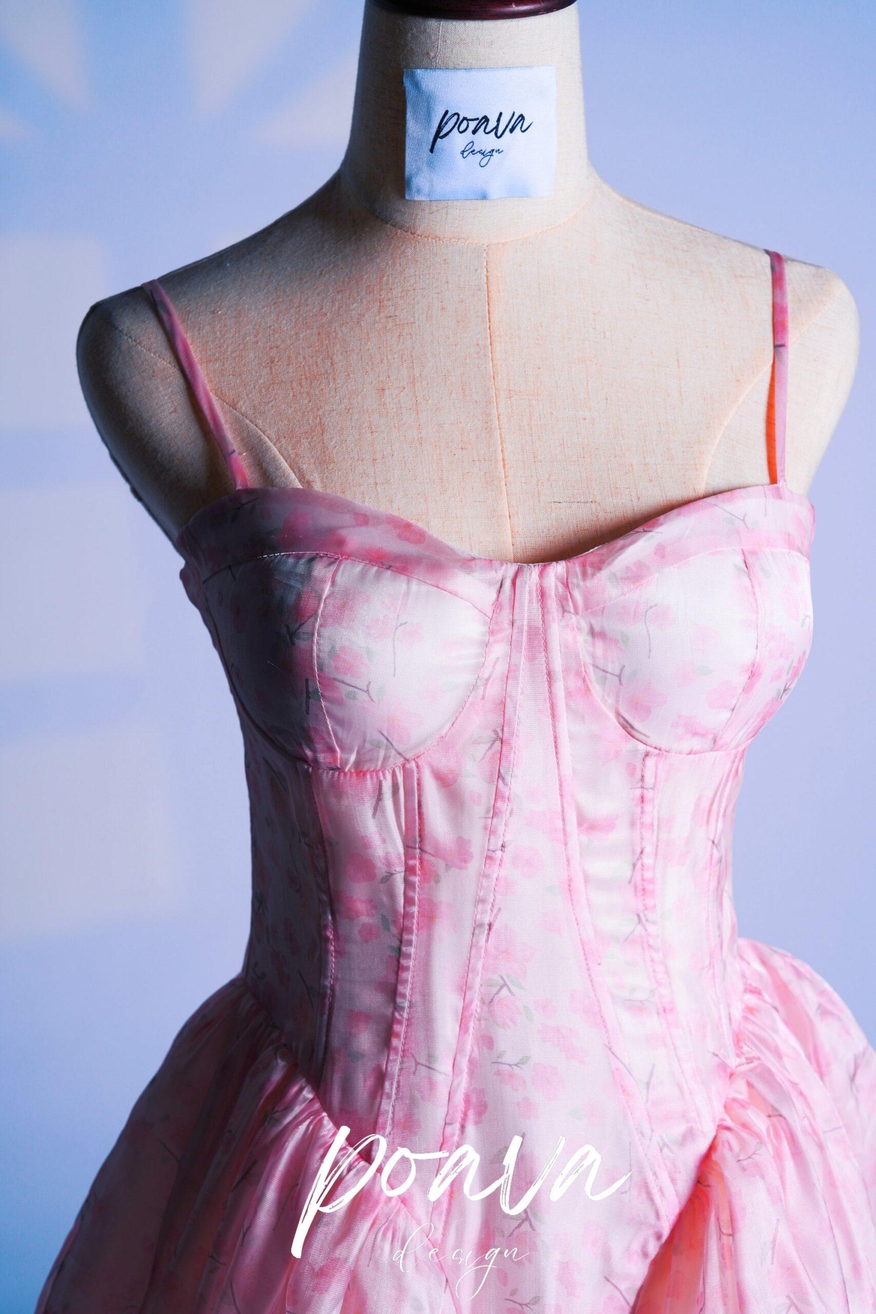 FLORAL PINK MINI DRESS FOR PARTY