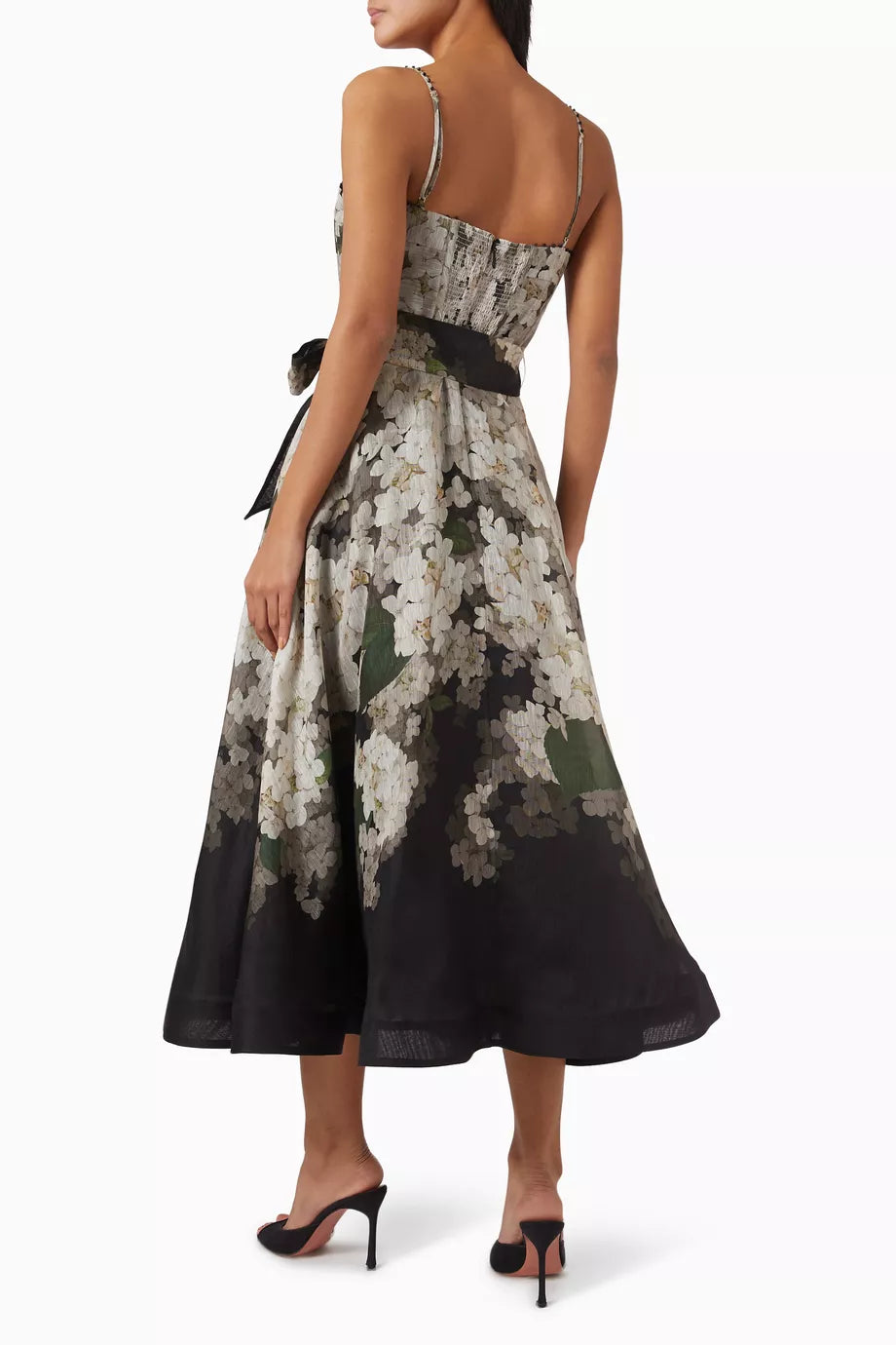 PICNIC DRESS IN LINEN BLEND - CASUAL SUMMER SHIFT DRESS
