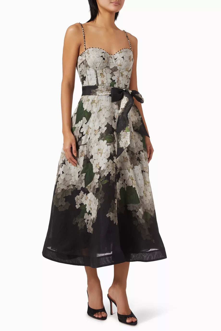 PICNIC DRESS IN LINEN BLEND - CASUAL SUMMER SHIFT DRESS