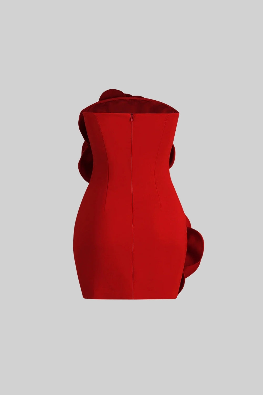 22 RED VOLUME FLORAL MINI DRESS, PARTY