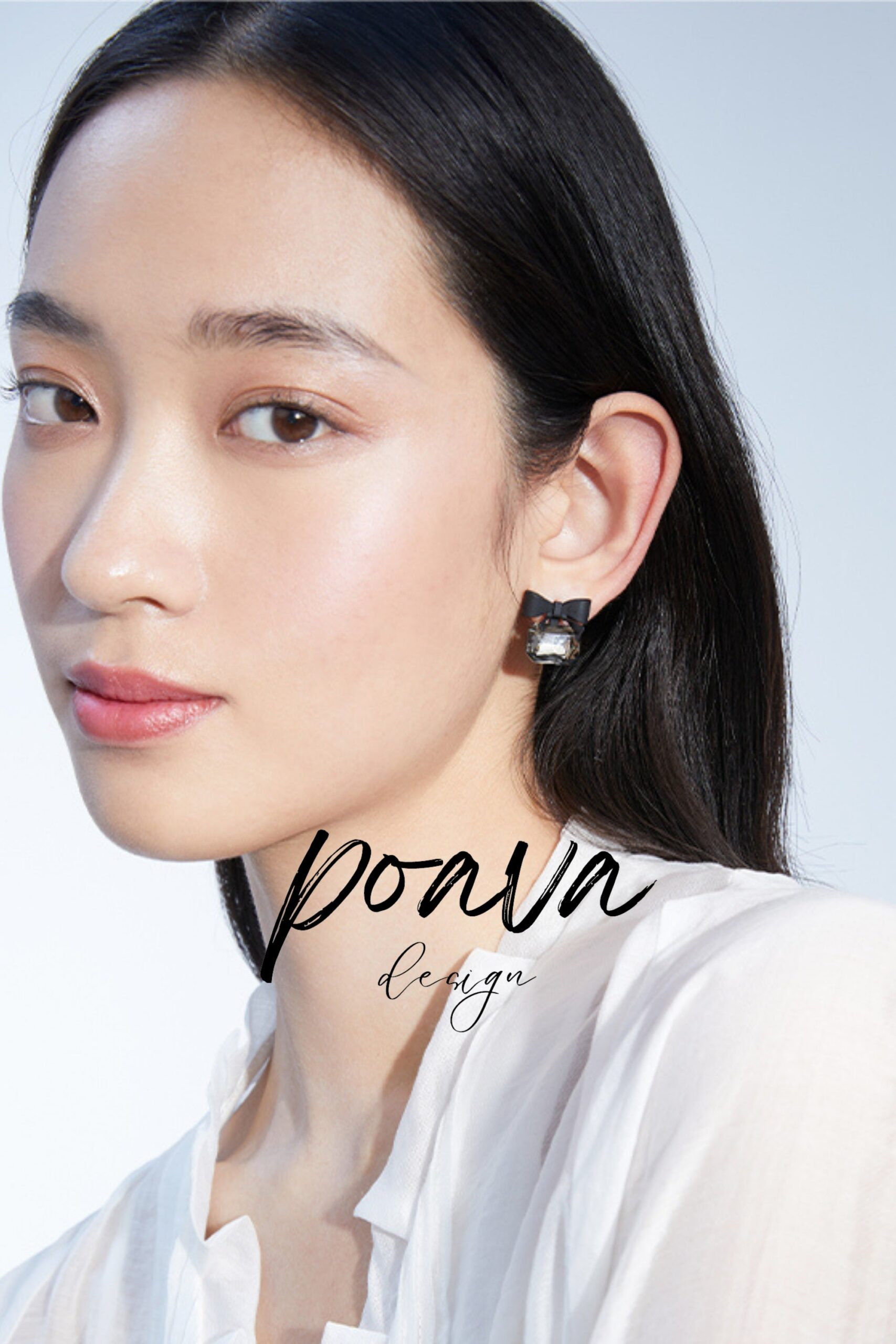 BLACK BOW DROP EARRINGS FOR WEDDING