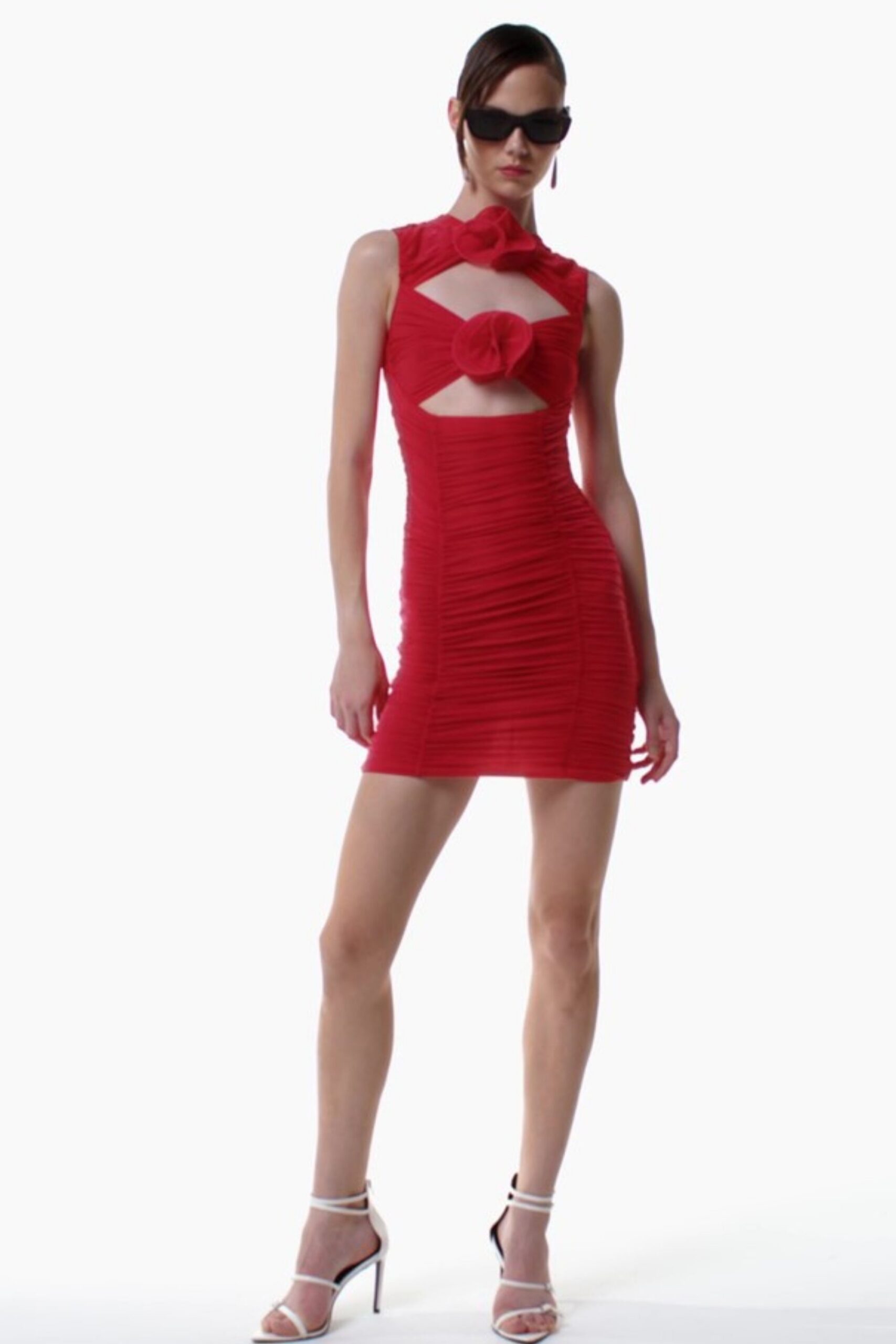 23_db75f2ac-0eb5-40f5-99d5-8e57521d755e RED CUTOUT FLORAL MINI DRESS FOR PARTY