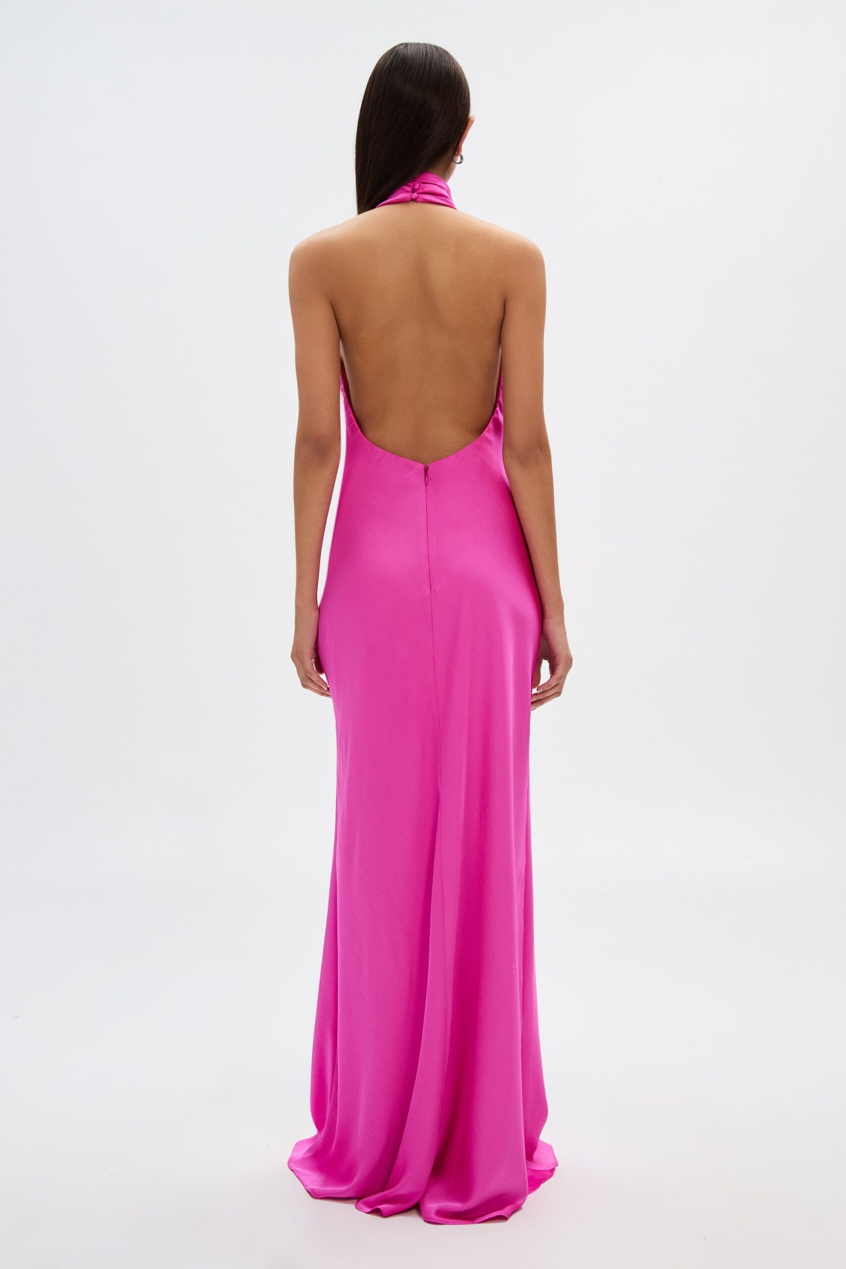 THE EVIANNA SATIN DRESS, COCKTAIL PARTY SLIP