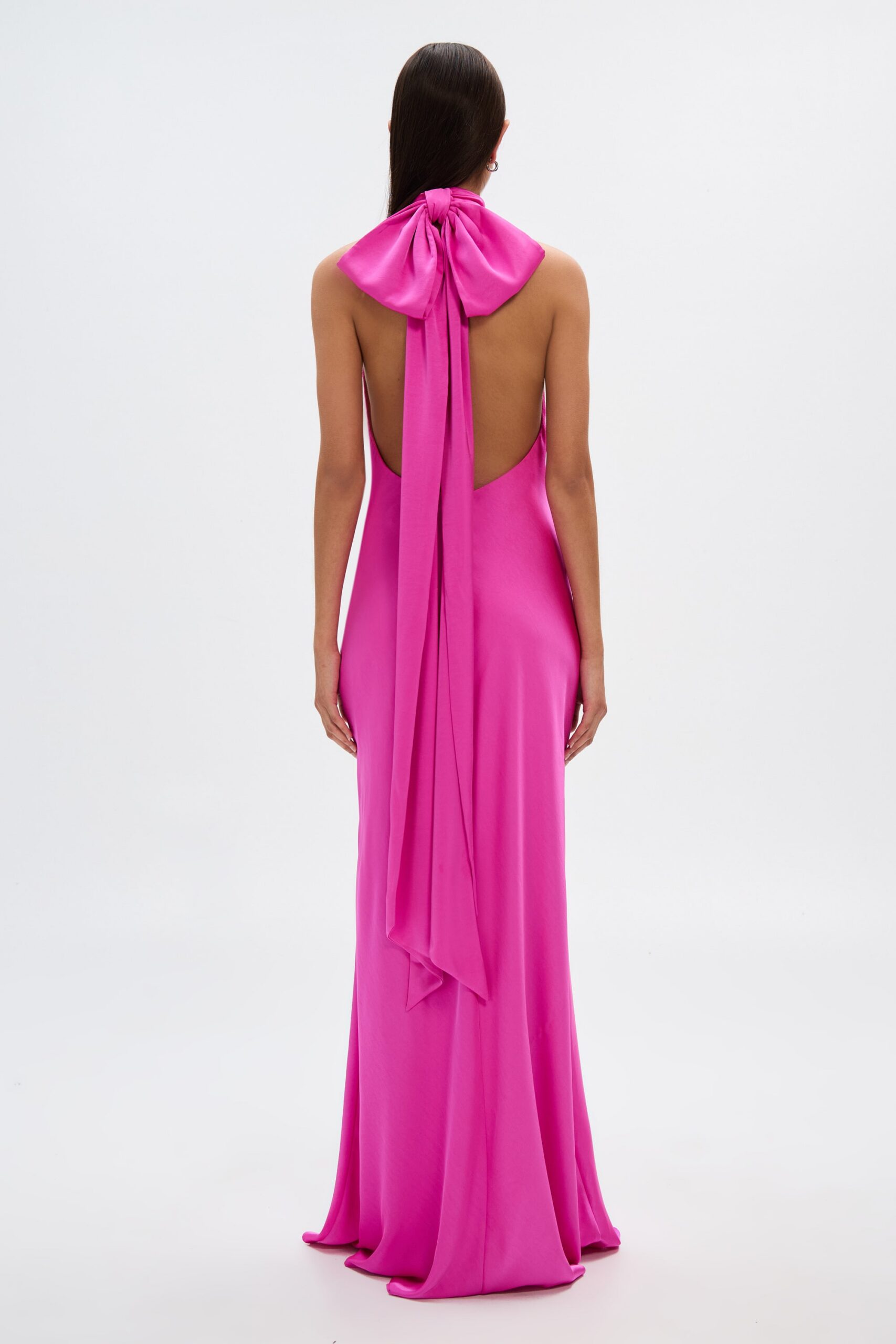 THE EVIANNA SATIN DRESS, COCKTAIL PARTY SLIP