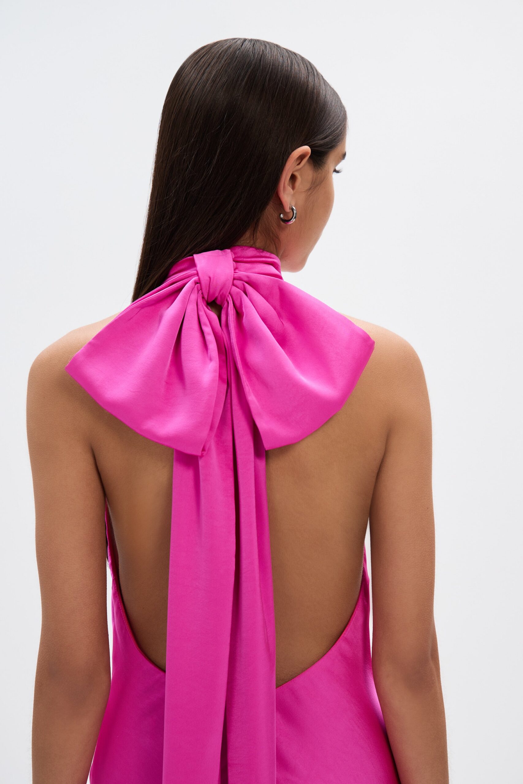 THE EVIANNA SATIN DRESS, COCKTAIL PARTY SLIP