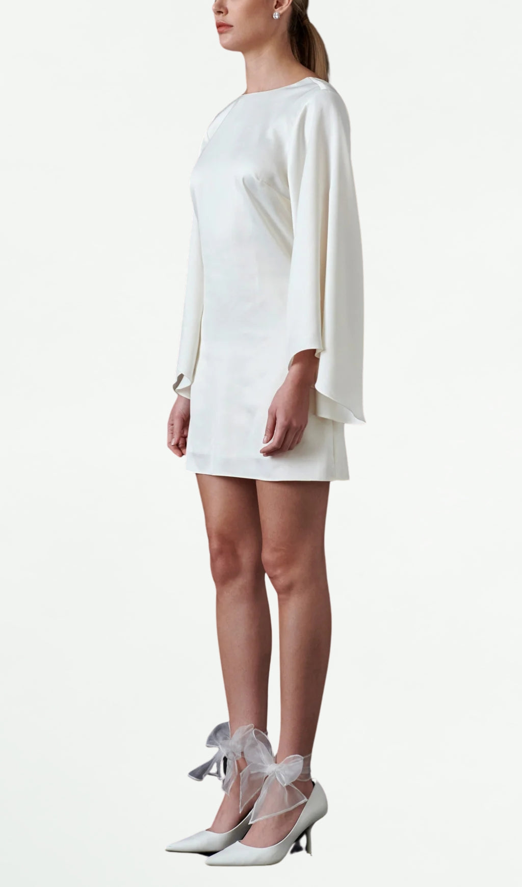 BELL SLEEVE MINI DRESS FOR PARTY