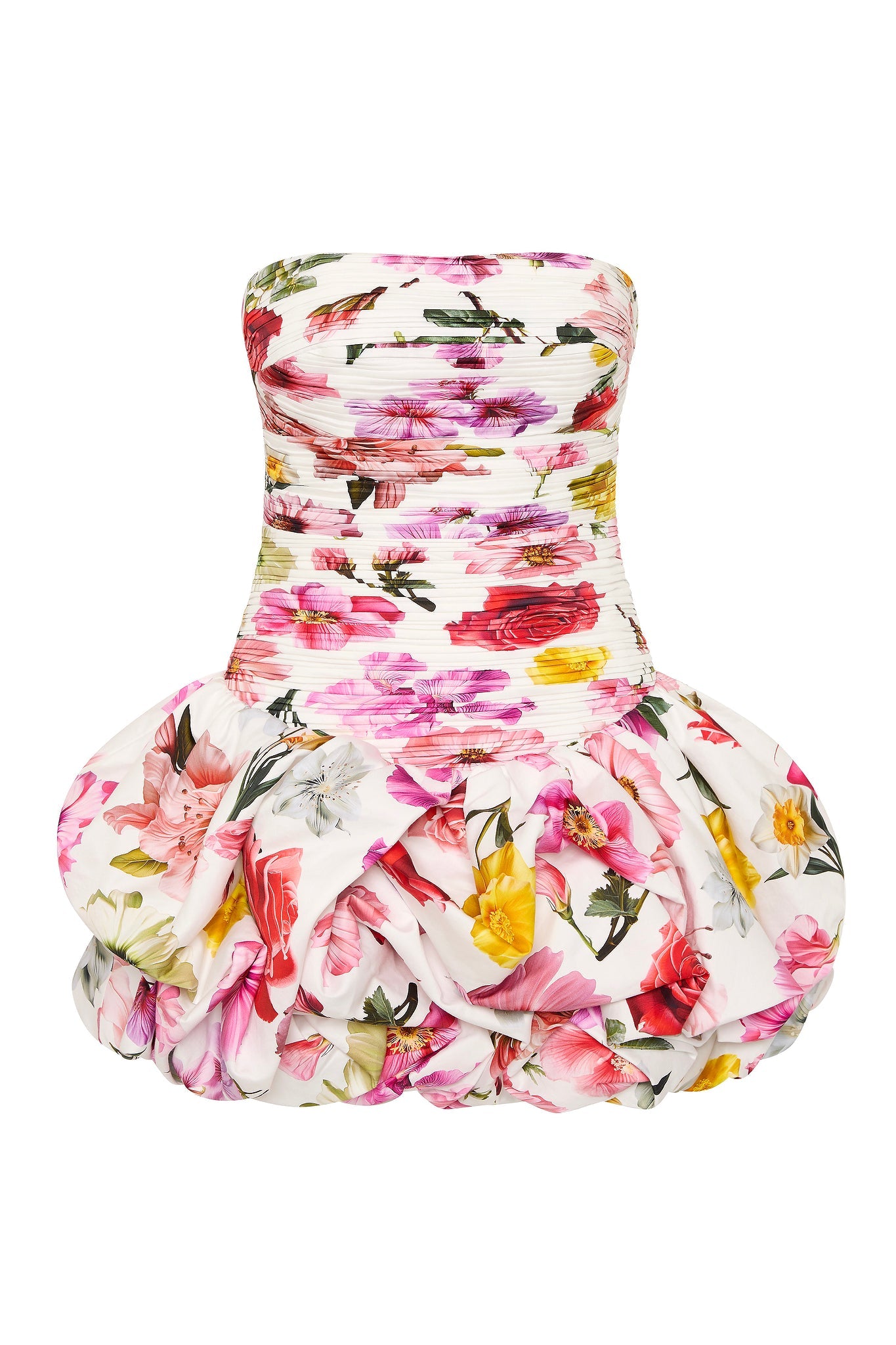 VIOLETTE BUBBLE HEM MINI DRESS FOR PARTY