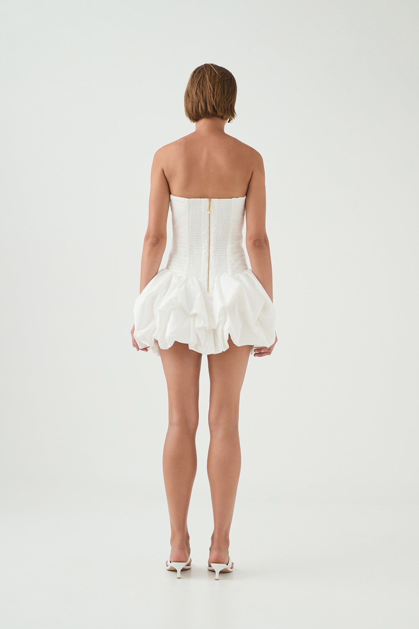 VIOLETTE BUBBLE HEM MINI DRESS FOR COCKTAIL PARTY