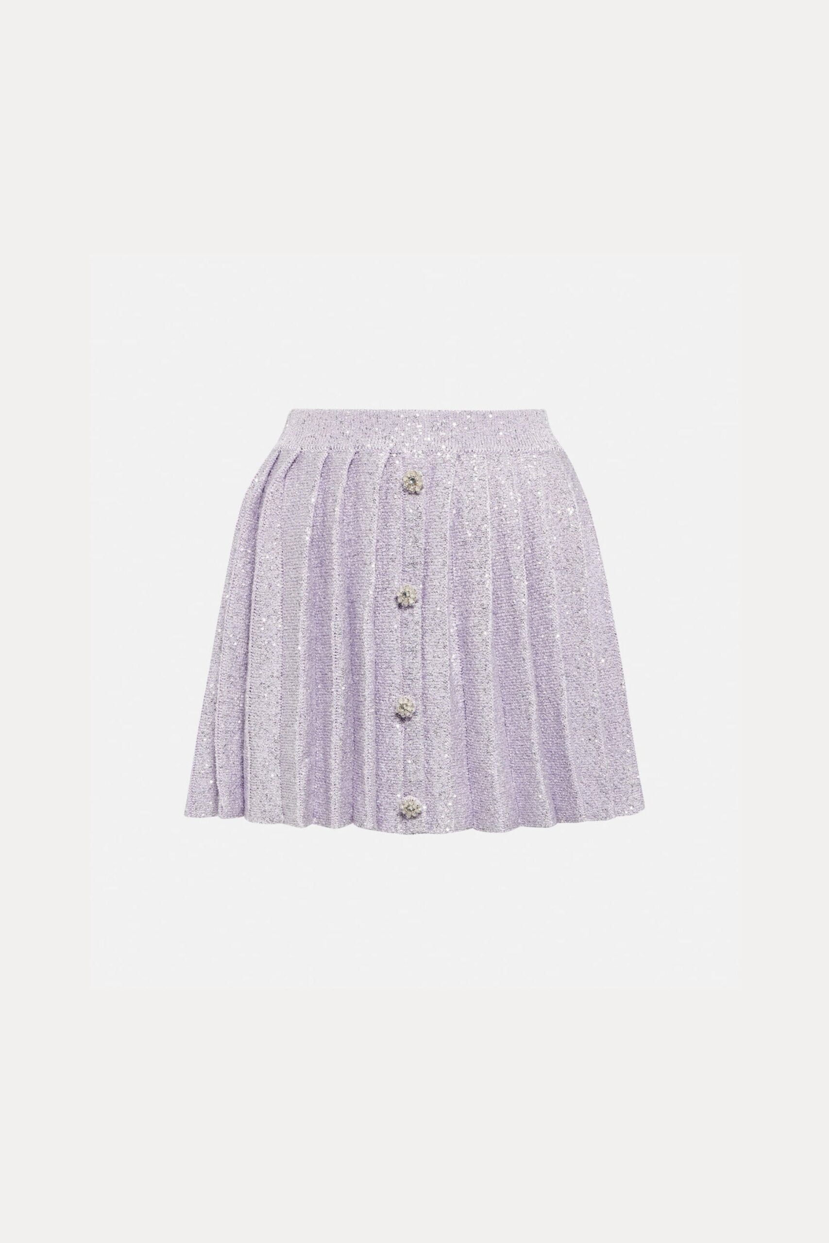 SEQUIN PLEATED TWO PIECE SET LILAC PARTY