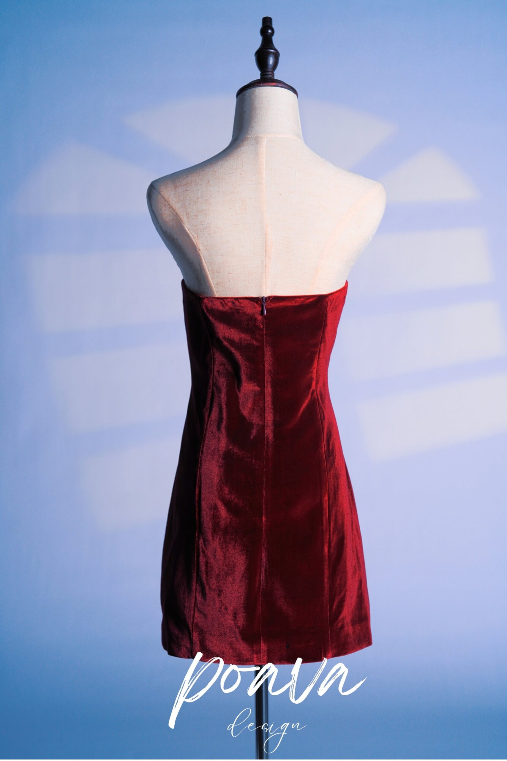 VELVET BANDAGE MINI DRESS PURPLE COCKTAIL PARTY