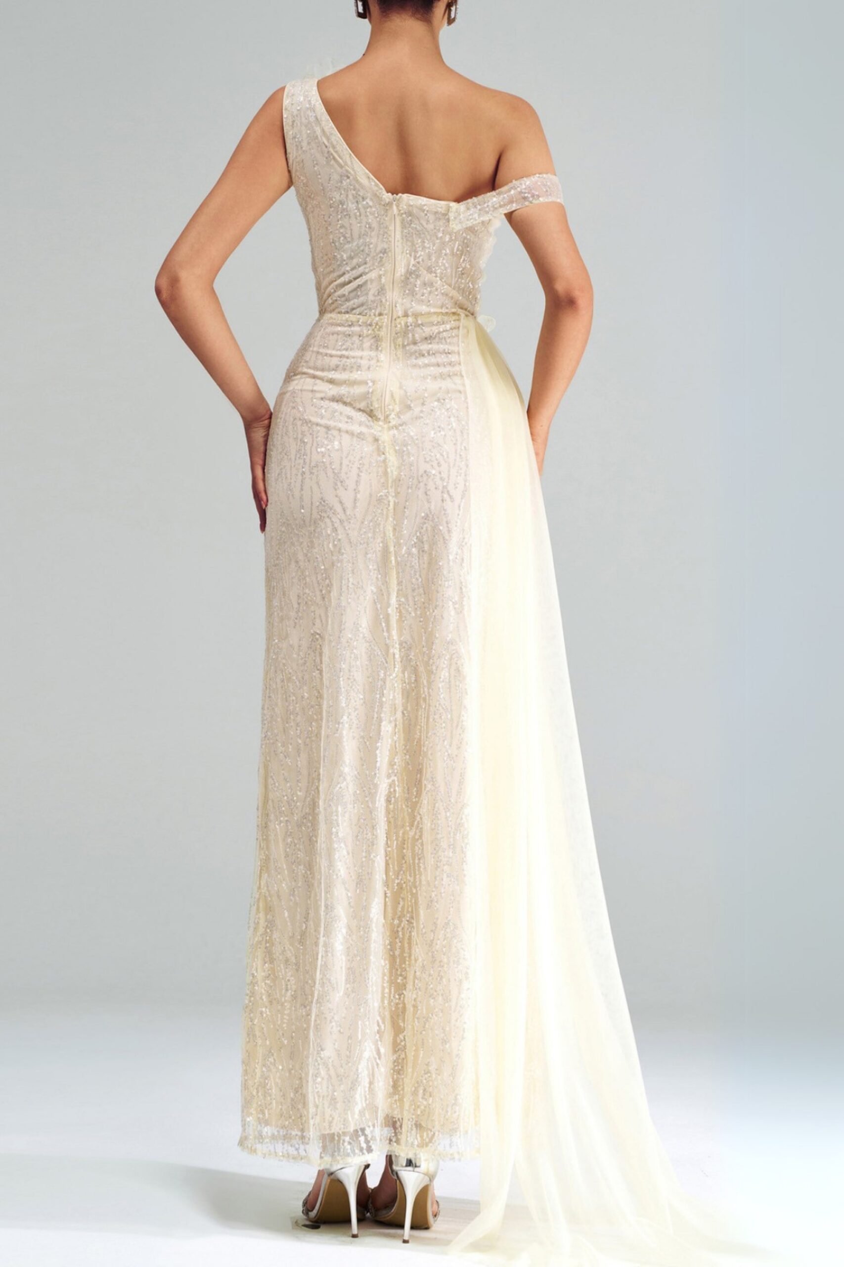 SPAGHETTI STRAP FLORAL SPLIT MAXI DRESS