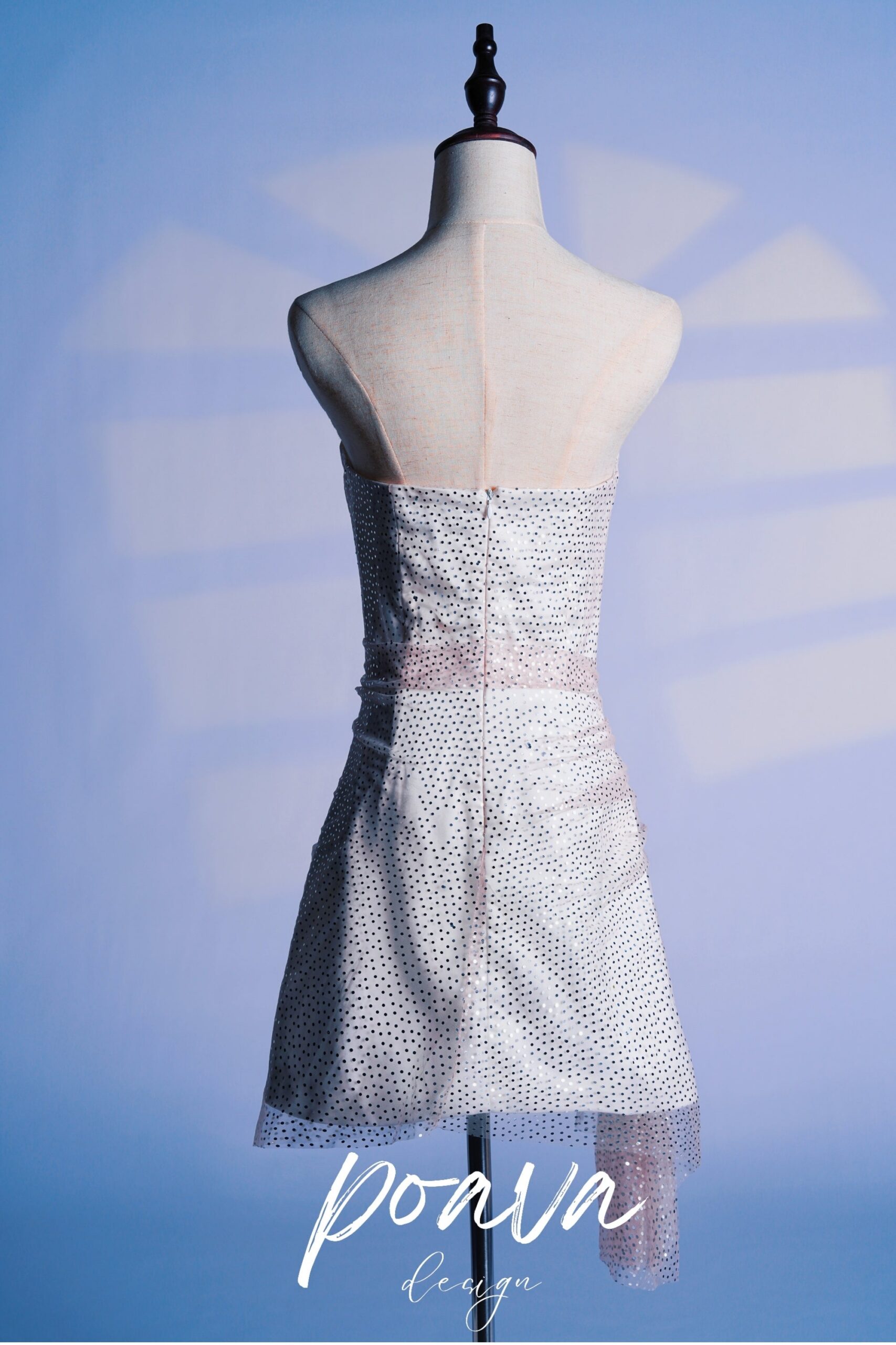 SEQUIN TULLE PINK MINI DRESS FOR PARTY
