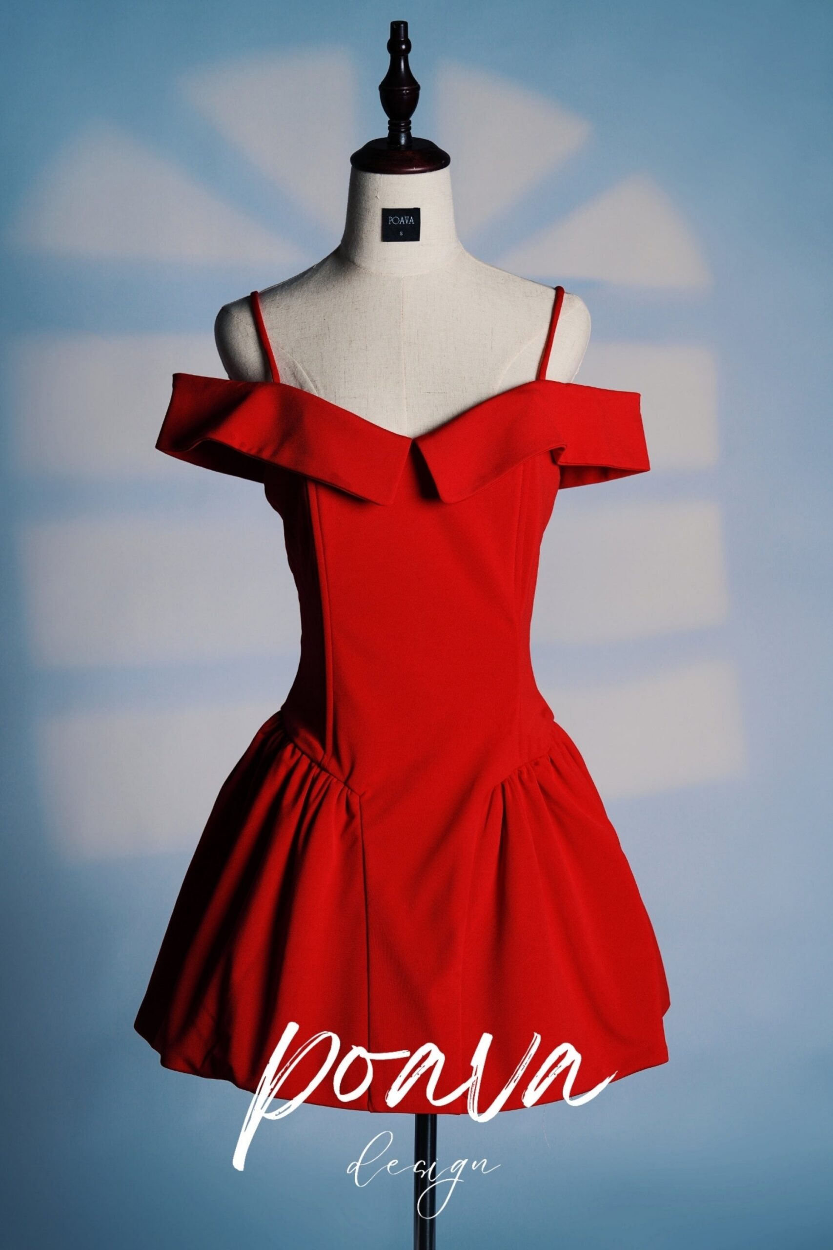 SCARLET OFF-SHOULDER MINI DRESS, PARTY NIGHT