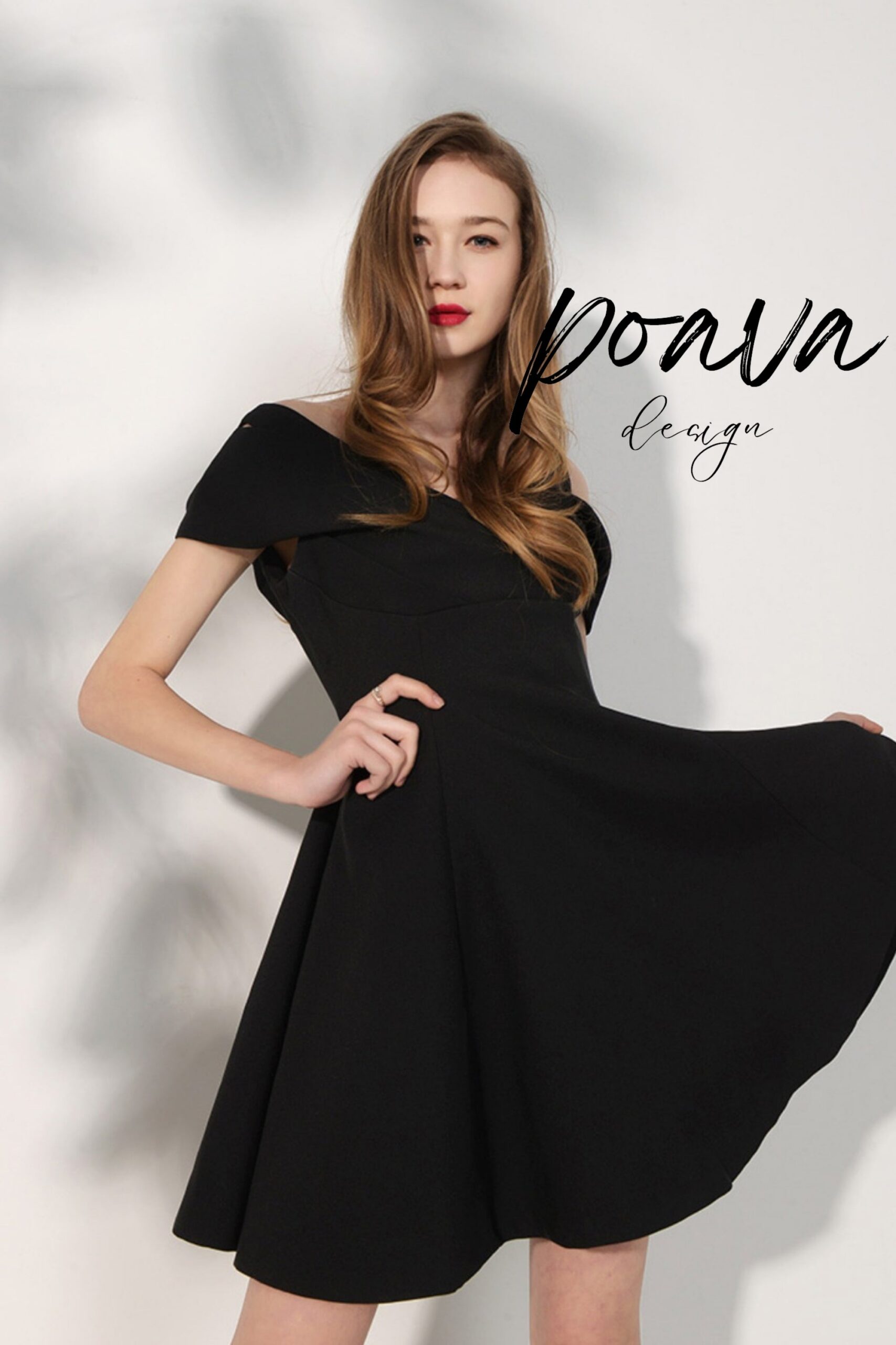 V NECK BLACK MINI DRESS FOR NIGHT OUT
