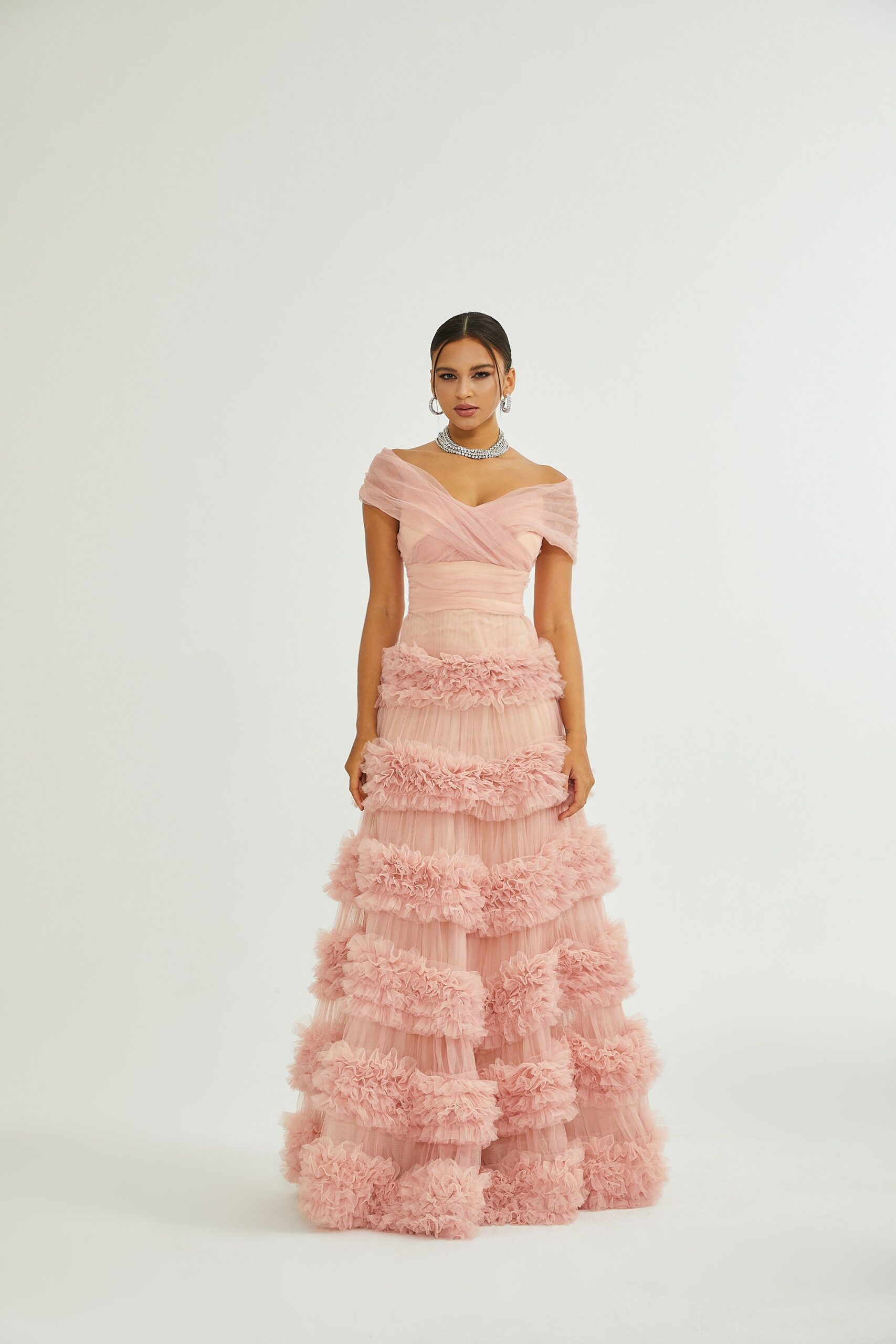 SOLÈNE TIERED MAXI DRESS FOR WEDDING GUEST