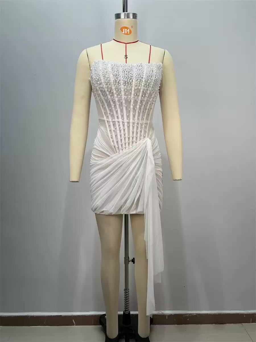 CHARITY MINI DRESS FOR EVENING PARTY