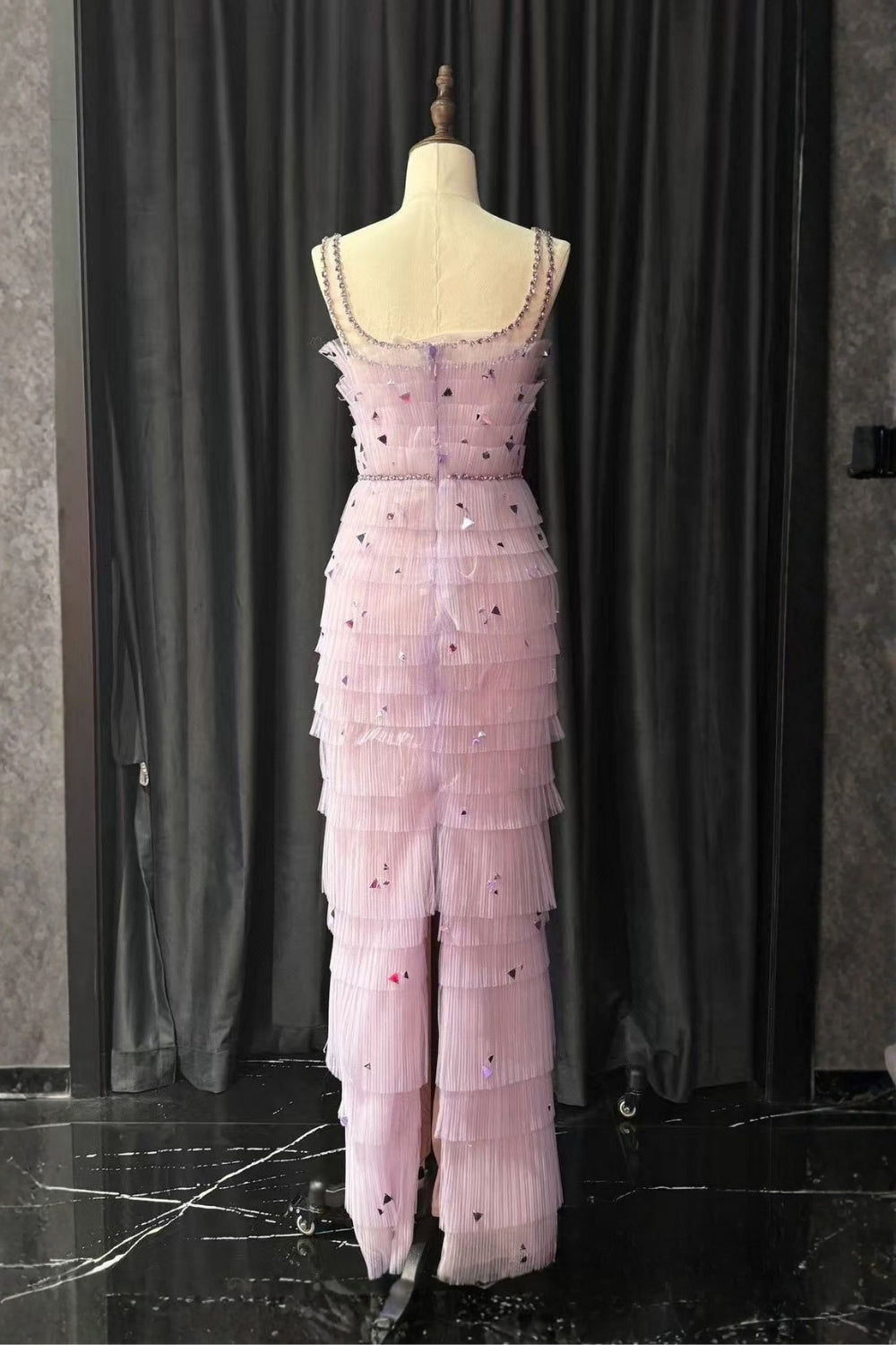 ARWA EMBELLISHED PURPLE MAXI DRESS FOR EVENTS