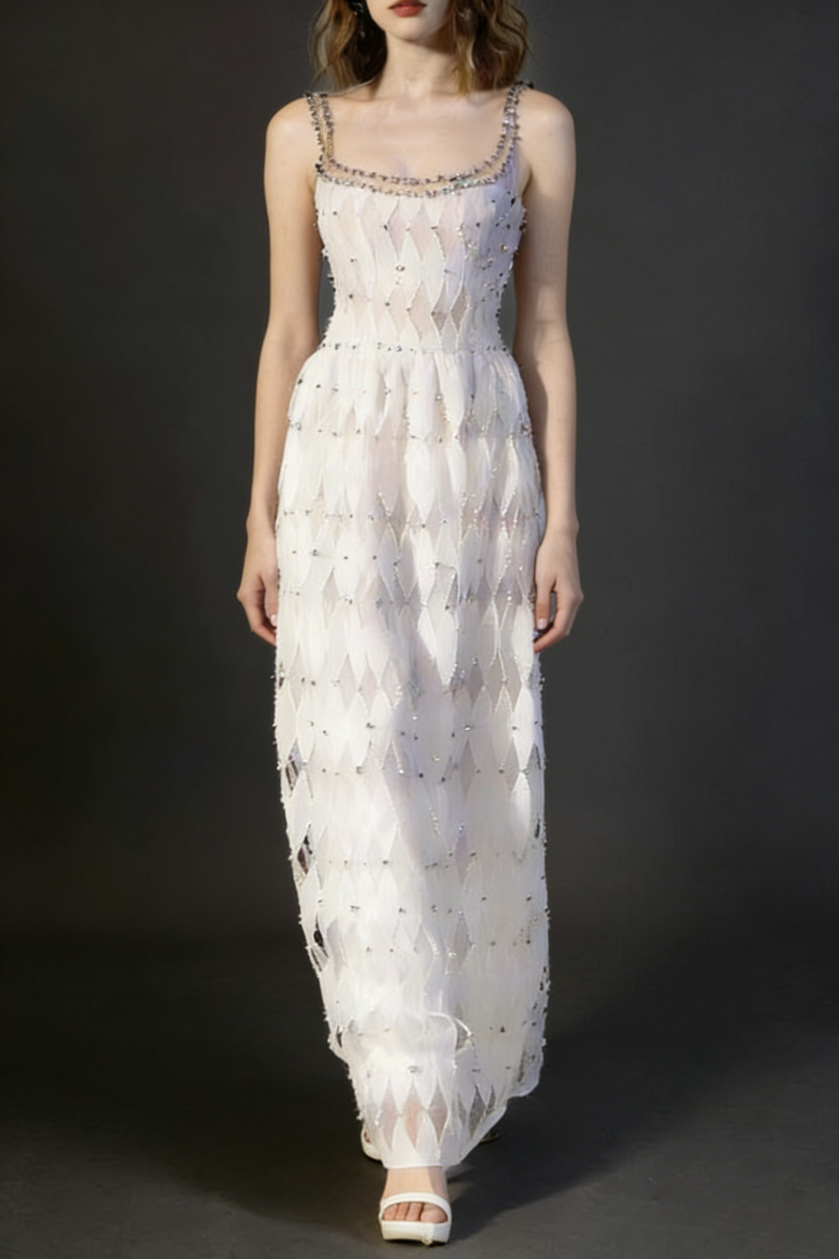 APPHIA BEAD MAXI DRESS, BOHO PARTY GOWN
