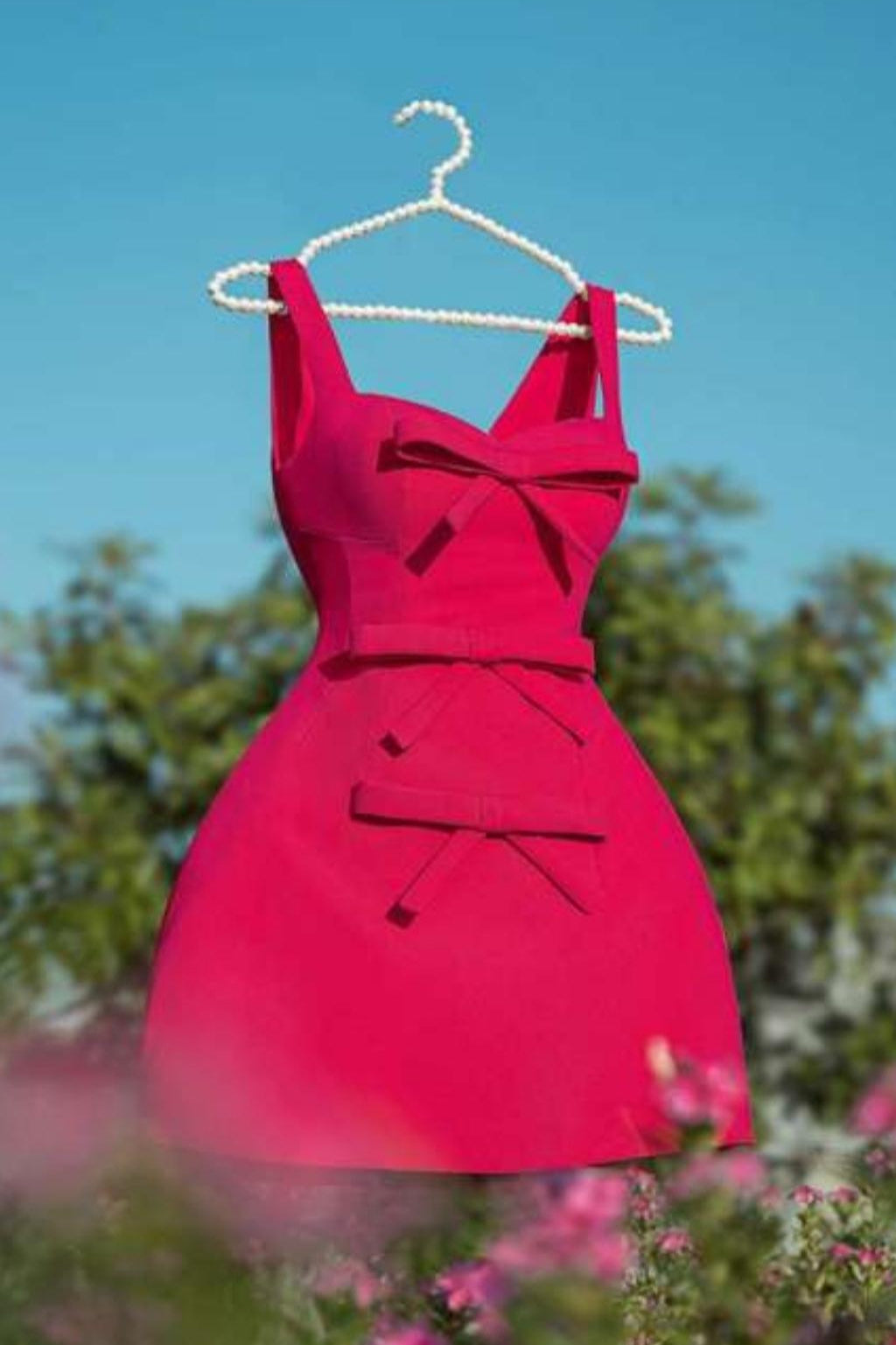 2_04fa987f-675e-4a1f-9990-0df084c2dc96 PINK BOWKNOT STRAPPY MINI DRESS FOR PARTY