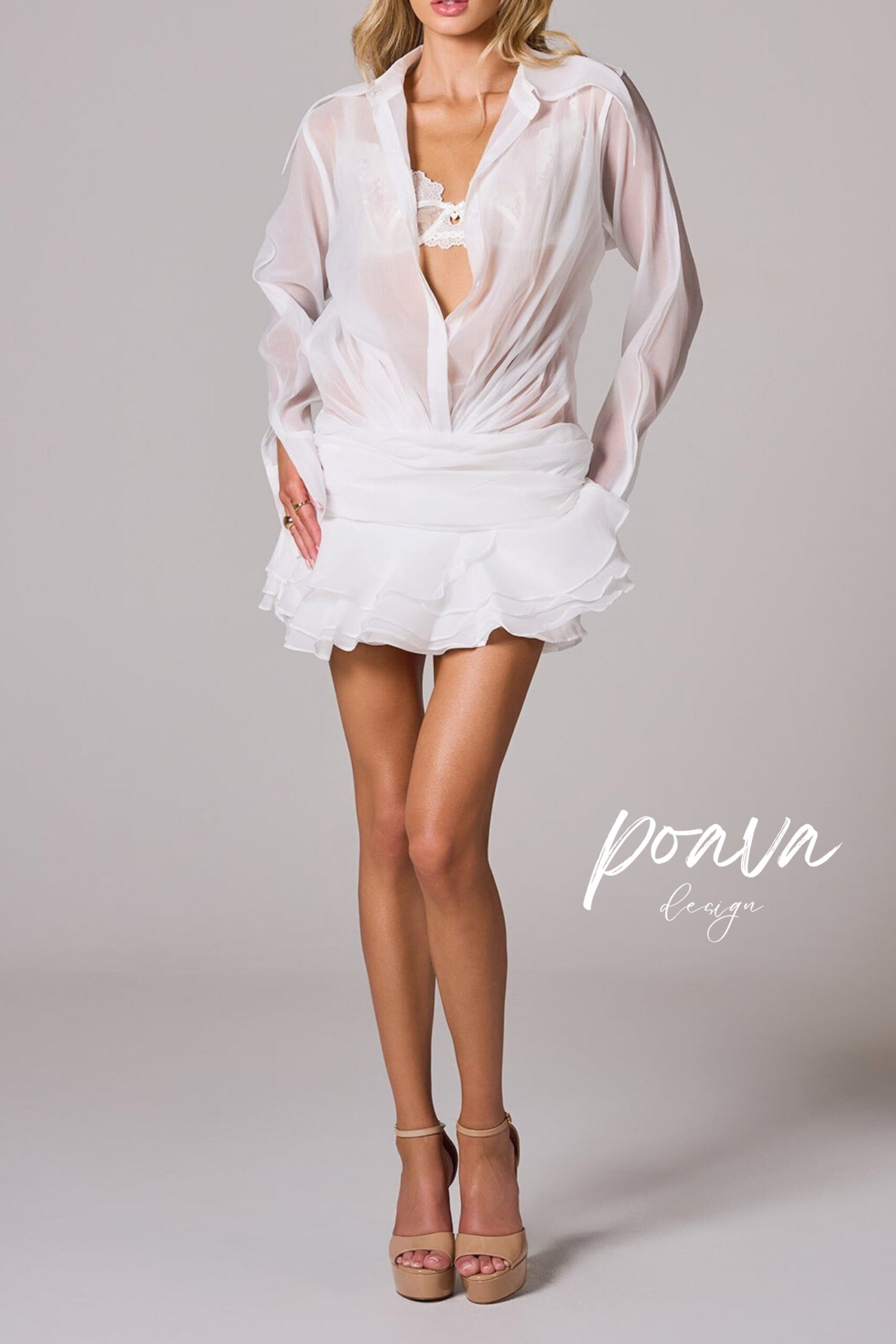 2_16357b51-8d50-431d-a025-d3cd635840cc IRIS MINI SHIRT DRESS FOR EVENING OCCASIONS