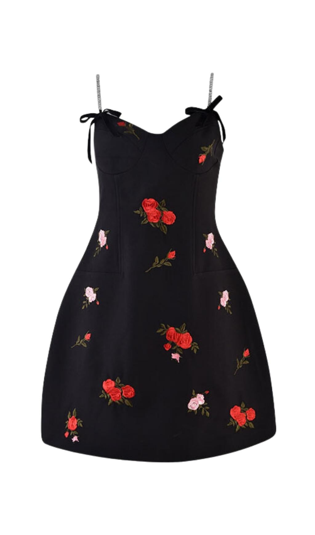 2_1a2ad461-3efc-4ec4-bf8c-6d340086f716 BLACK ROSE SLIP MINI DRESS FOR COCKTAIL PARTY