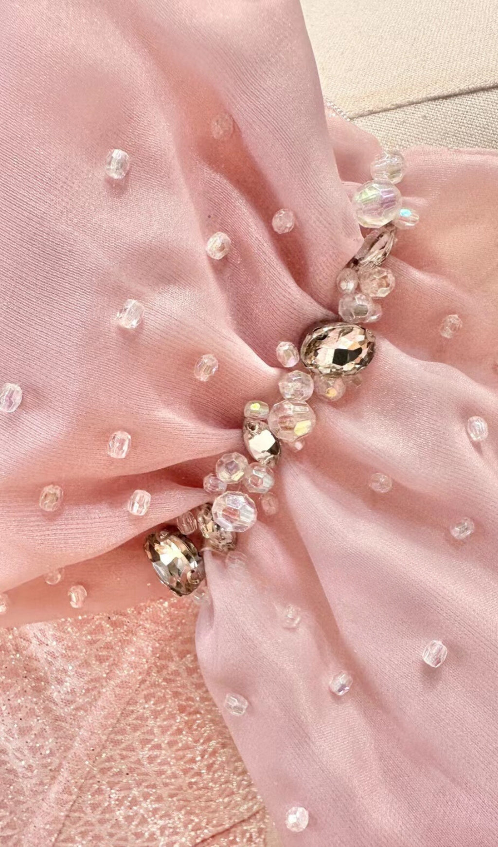 PINK BOWKNOT STRAPLESS MINI DRESS FOR PARTY