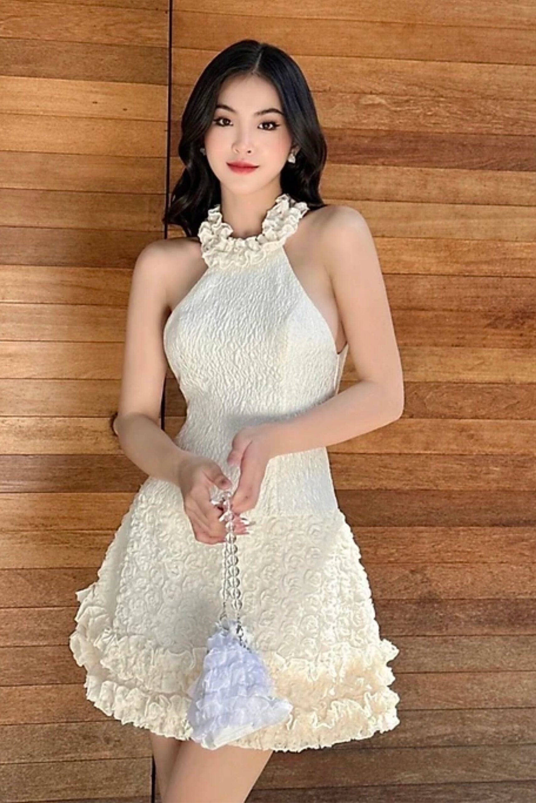 2_39a59458-998b-4e85-b804-77a2fb806b4a SUMMER SLEEVELESS RUFFLE MINI JACQUARD DRESS
