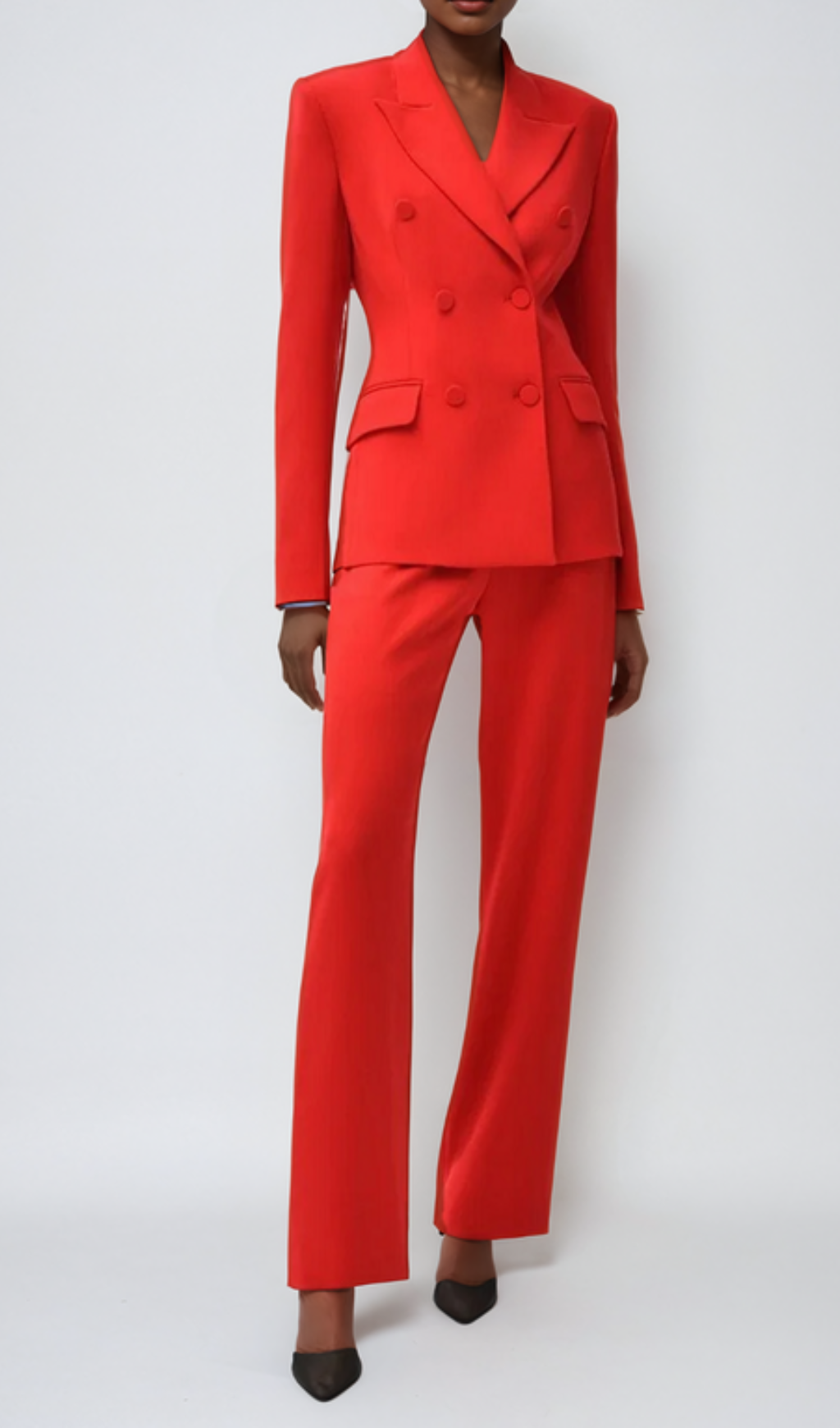 2_54d3a1f9-06b2-46a5-a041-94b9c7072520 VIENNA RED BACKLESS BLAZER WITH FRINGE CUTOUT