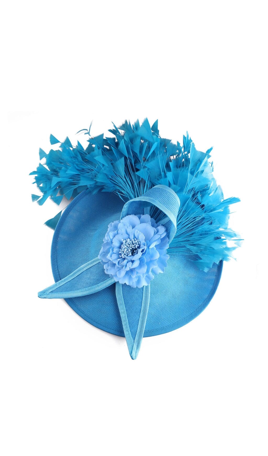 2_7251f990-e451-48bc-9983-cef9bedbd62c BLUE FEATHER FASCINATOR HAT FOR WEDDING PARTY