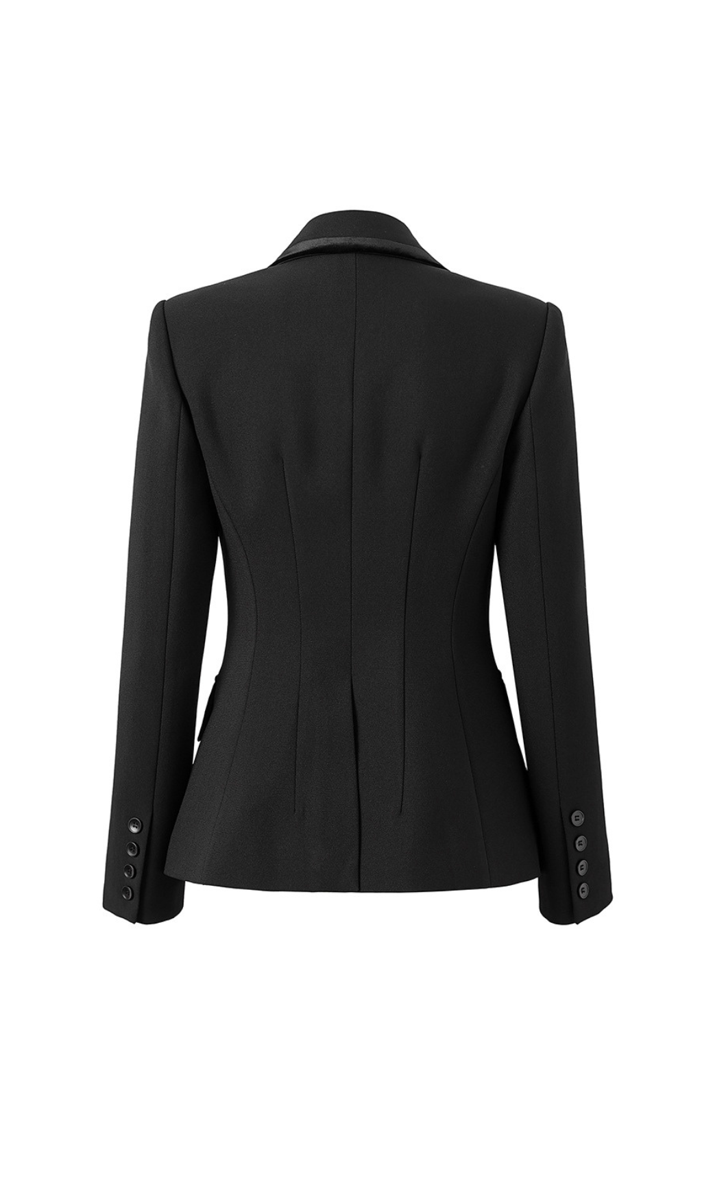 DRAGONFLY EMBROIDERY BLAZER BLACK OVERSIZE BLAZER