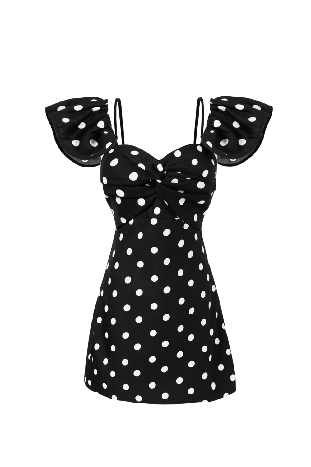 HERMOSA OFF-SHOULDER MINI DRESS BLACK